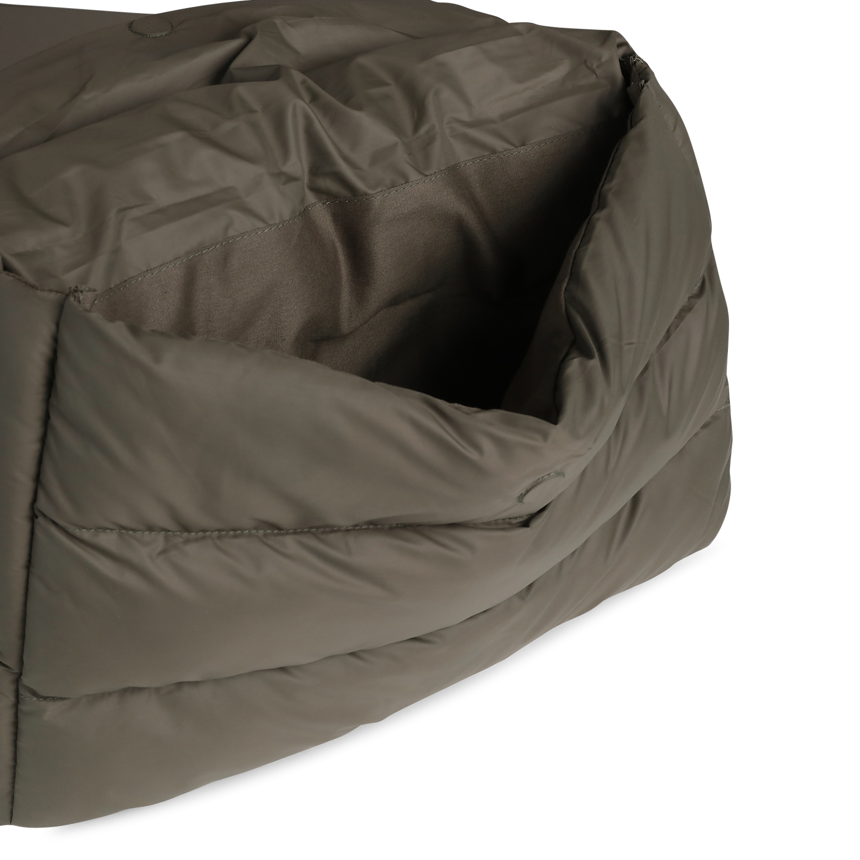 Quilted solid laptop sleeve IKKS Khaki