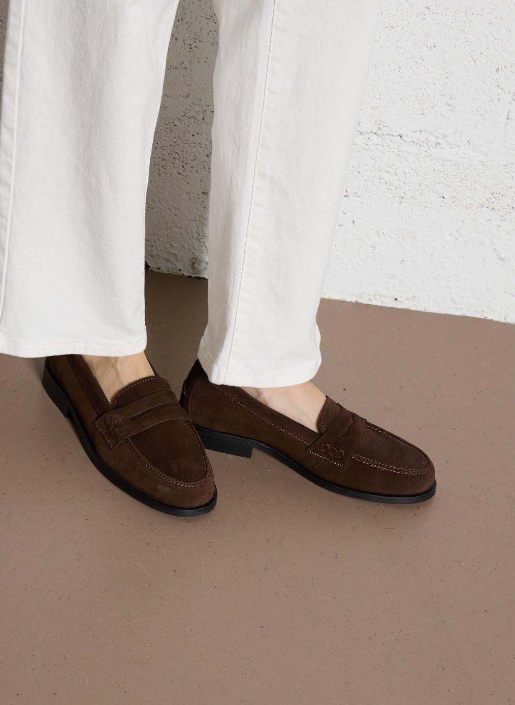 Mocassins en cuir - Look 1