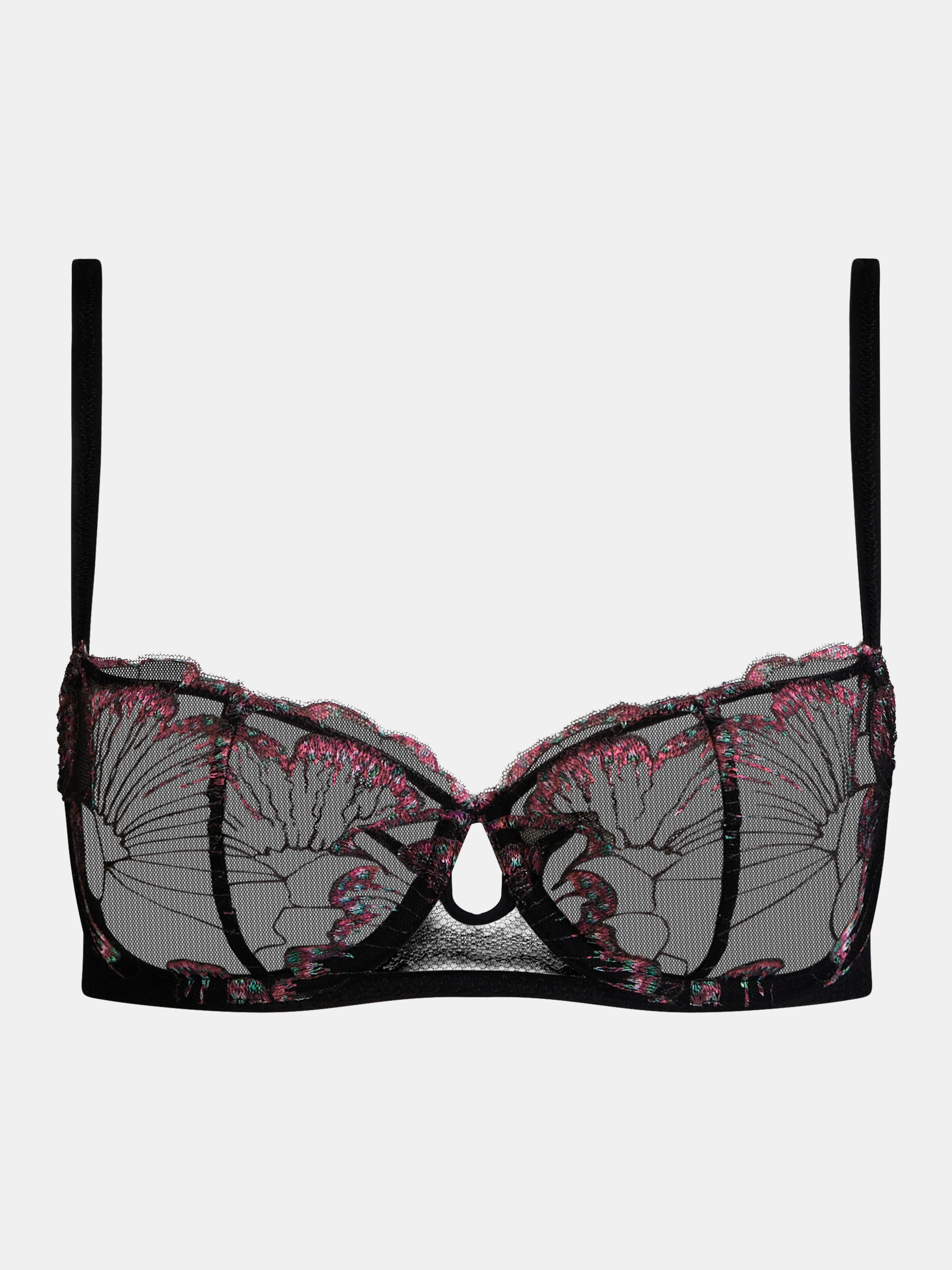 Balconette bra with embroidery CHANTELLE PULP Multicolored