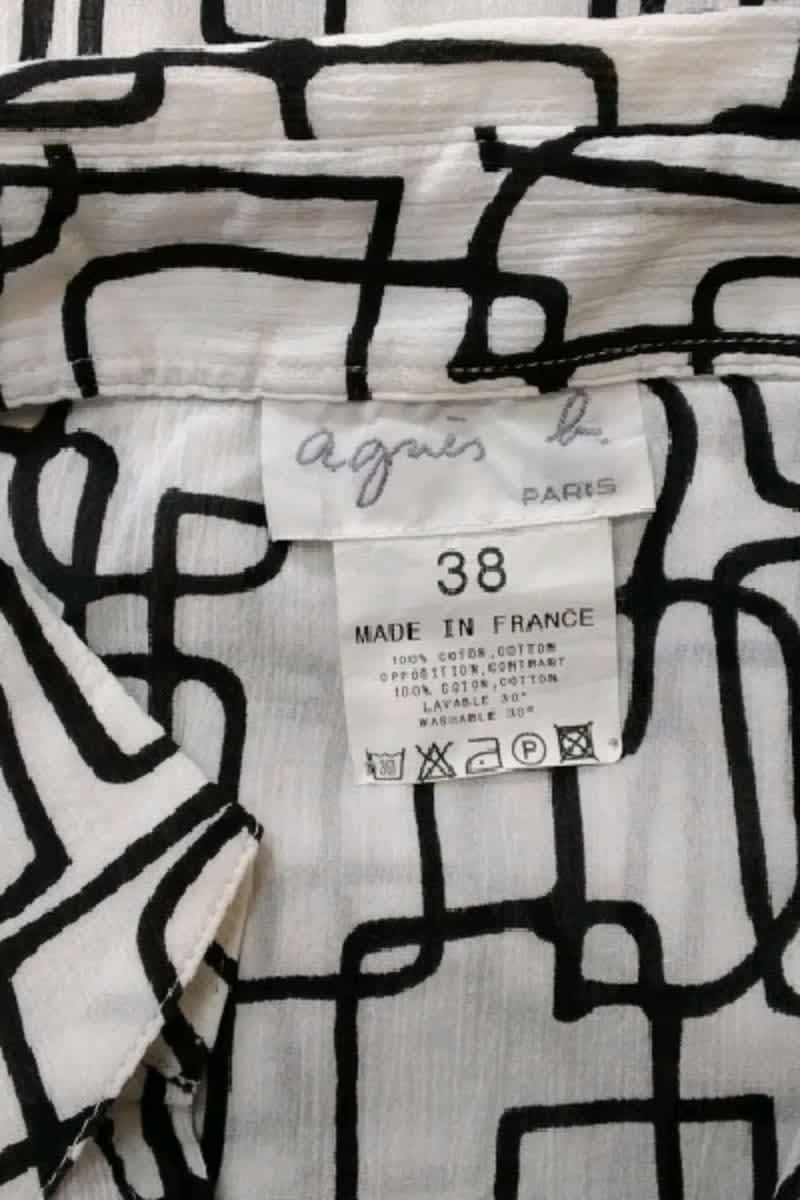 Shirt AGNES B. - Seconde Main White