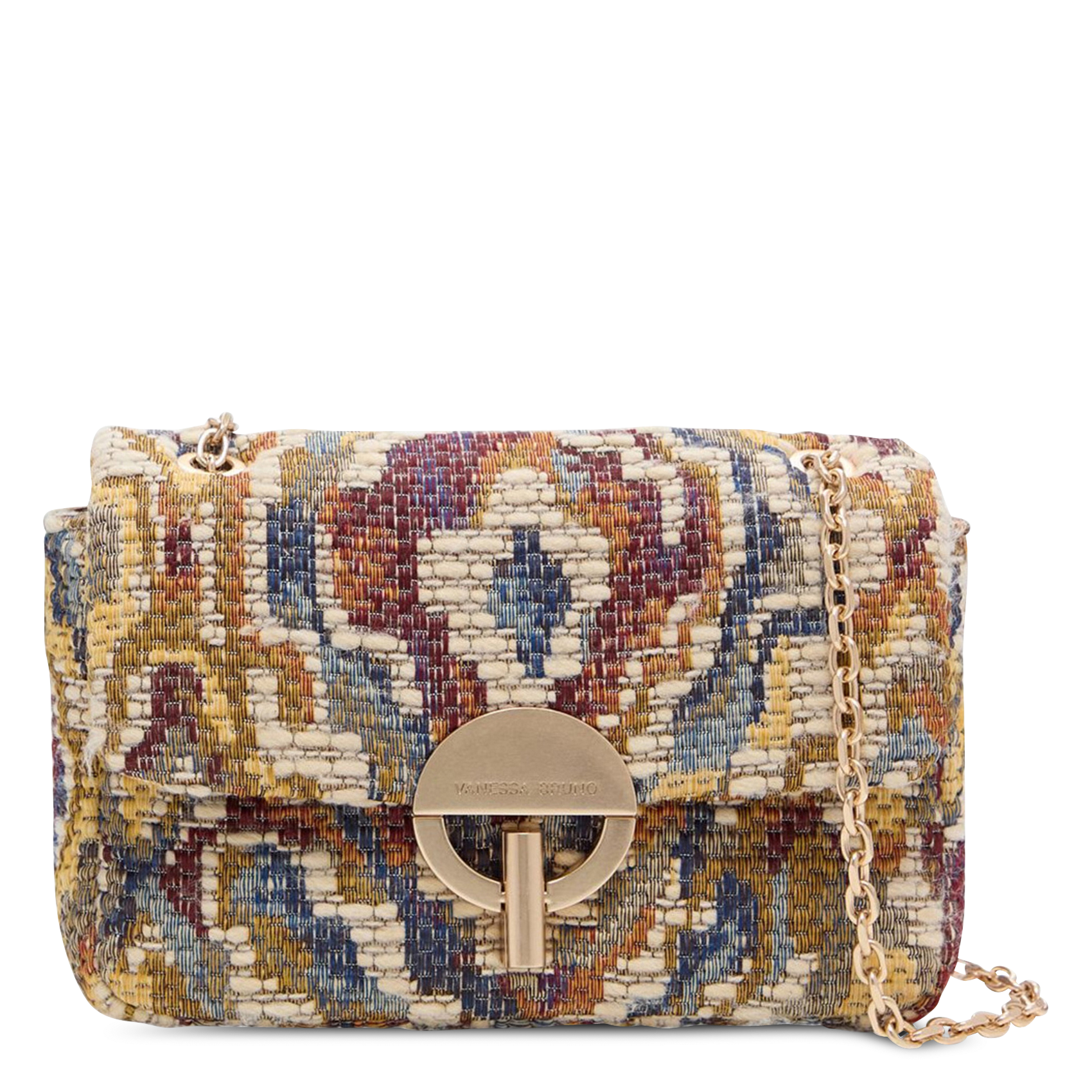 Jacquard shoulder bag VANESSA BRUNO Multicolored