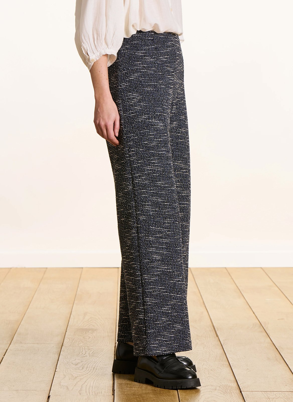 Weit geschnittene Hose LA FEE MARABOUTEE Blau