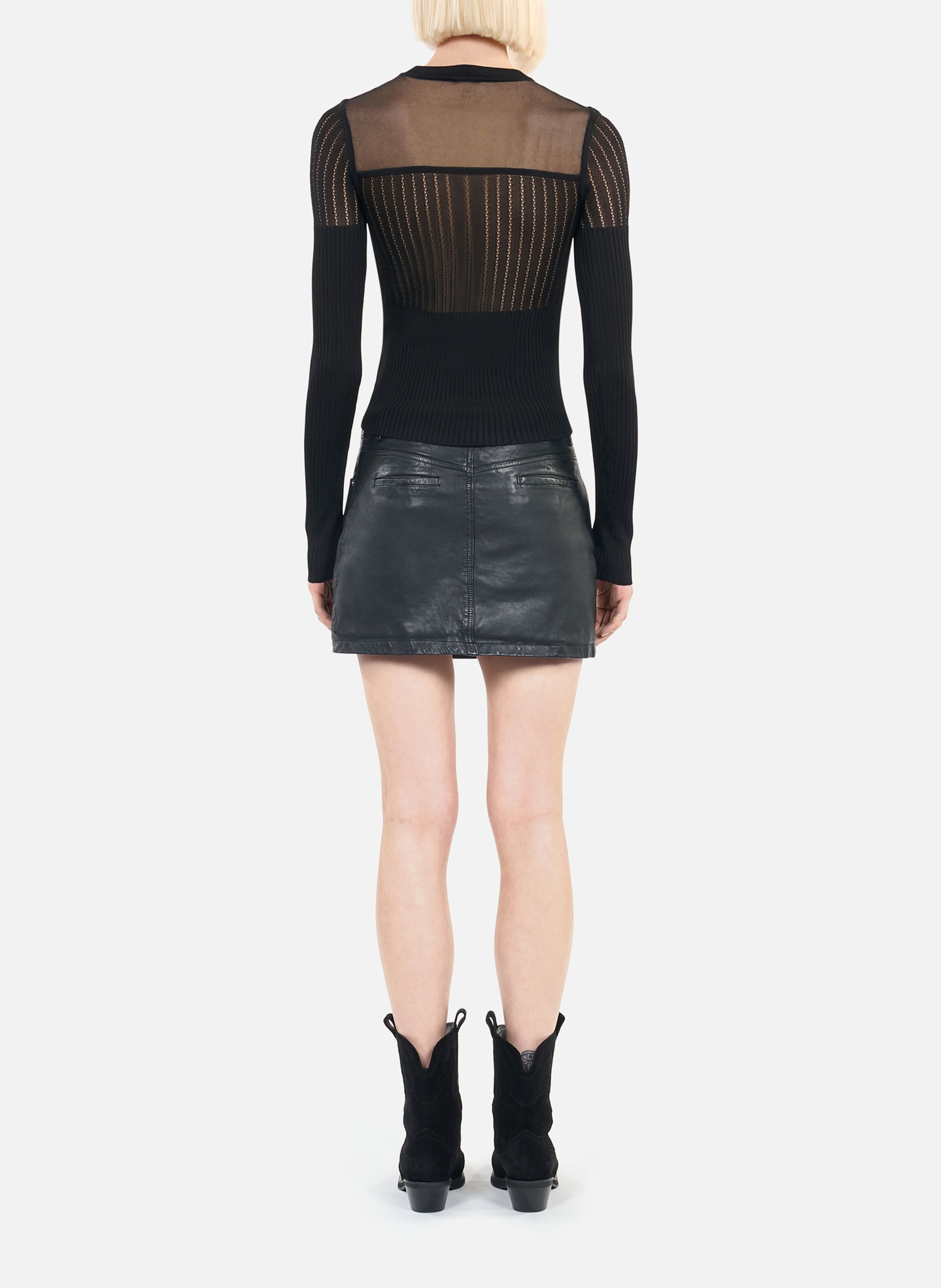 Trui met opstaande kraag THE KOOPLES Zwart