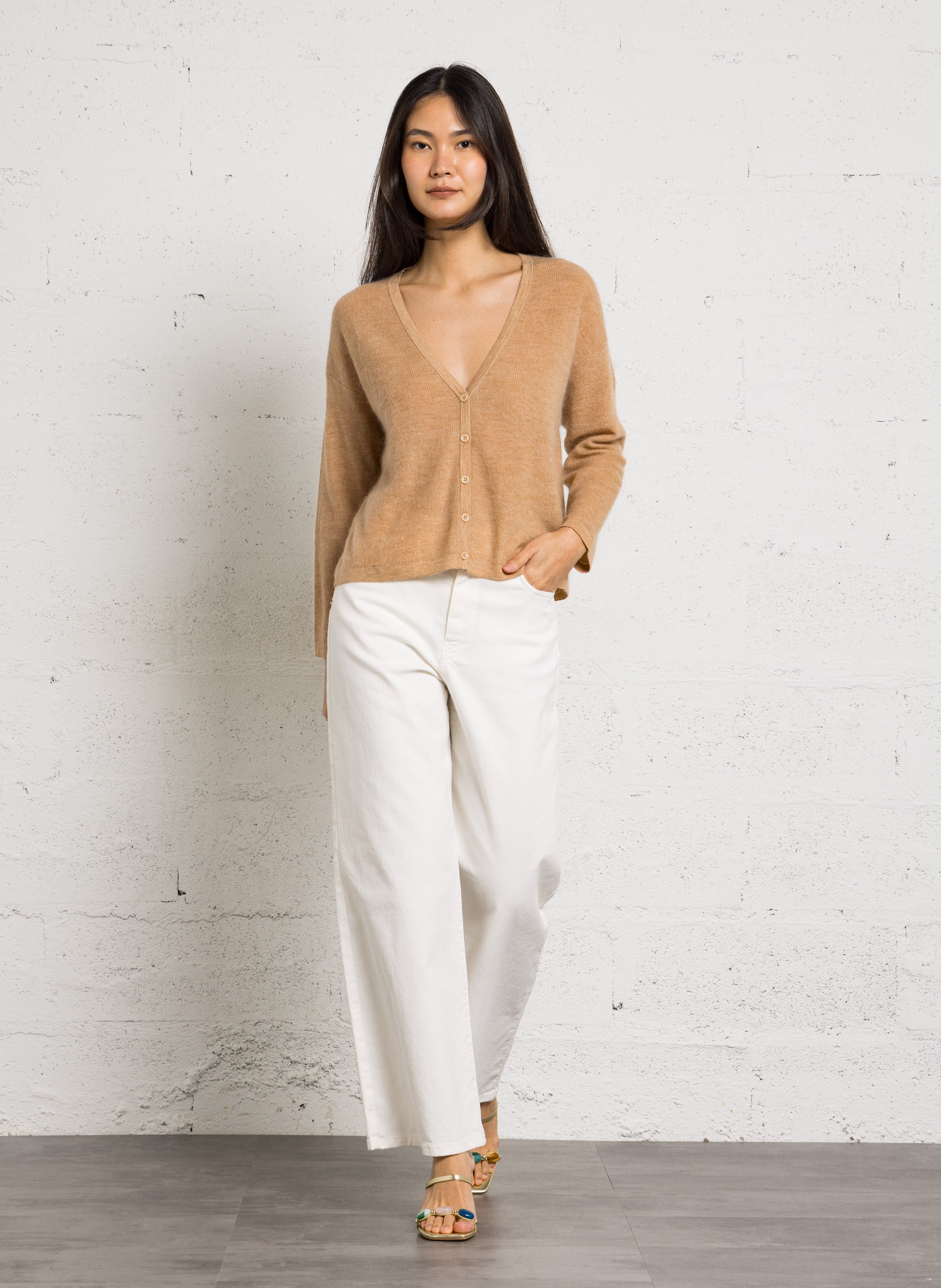 Sneakers mit zweifarbigem Schnürverschluss CAMPER Braun