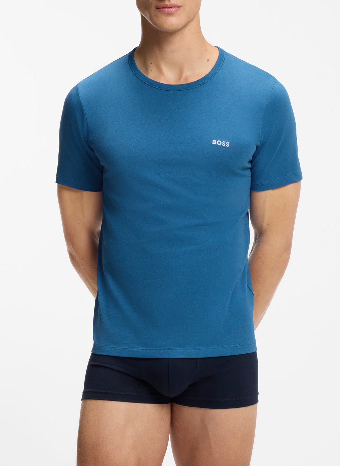 Lot de 3 tee-shirts ajustés en coton BOSS Multicolore