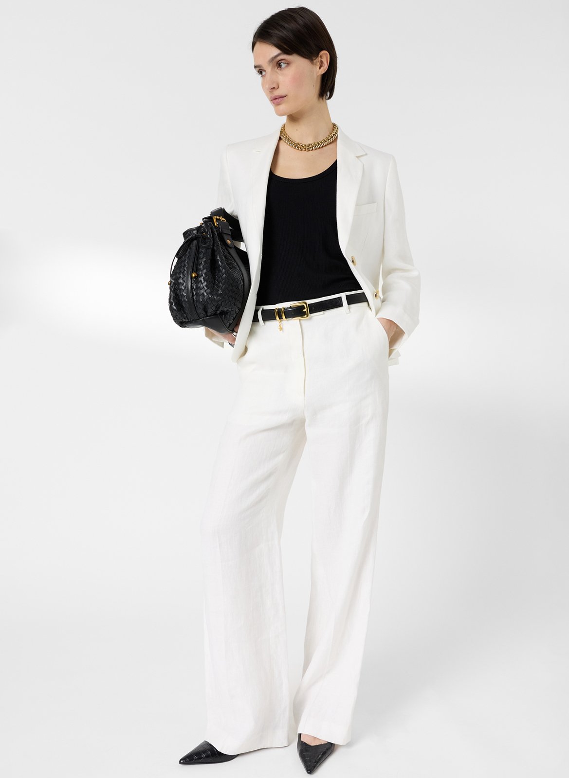 Leinen-Blazer GERARD DAREL Beige