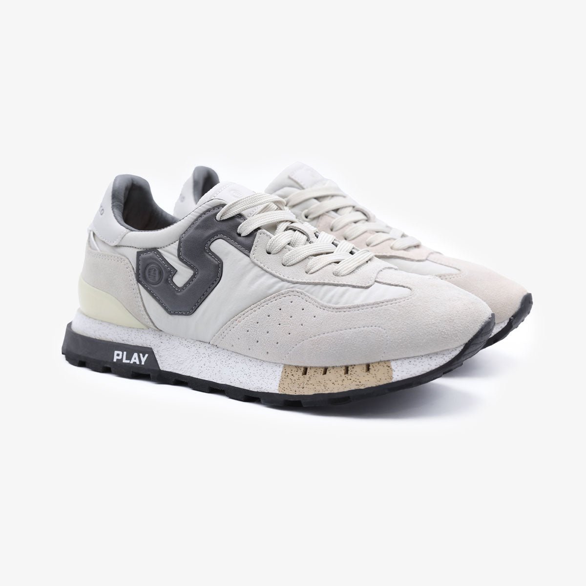 Two-tone sneakers SERGE BLANCO Grey