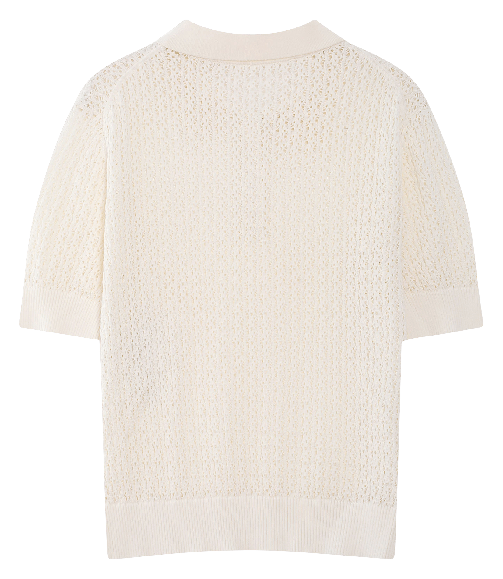 Polo en coton mélangé GRACE ET MILA Blanc