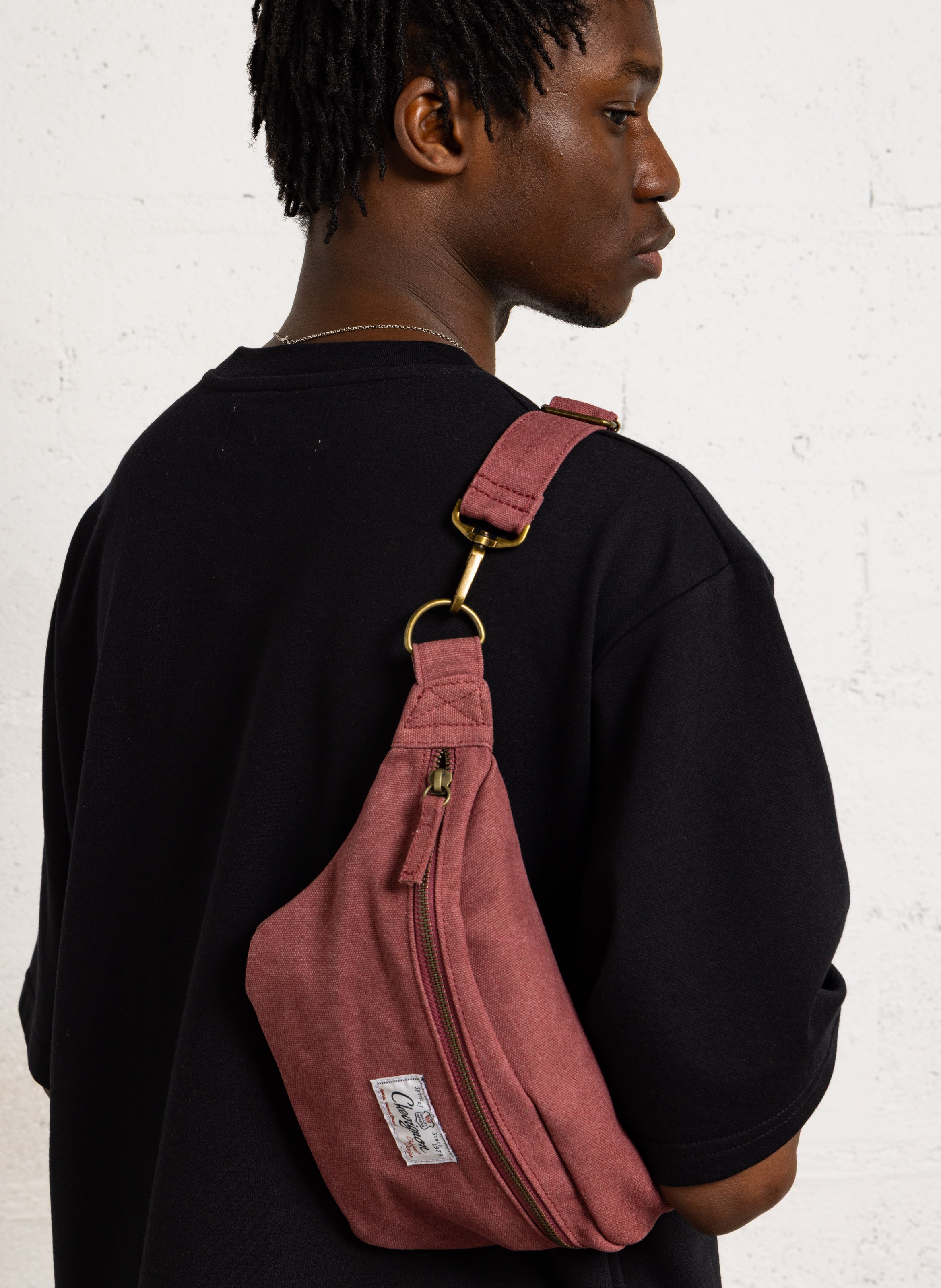 Cotton waist bag CHEVIGNON Purple