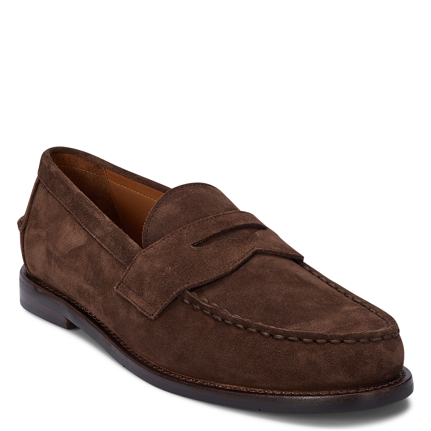 Leren mocassins POLO RALPH LAUREN Bruin