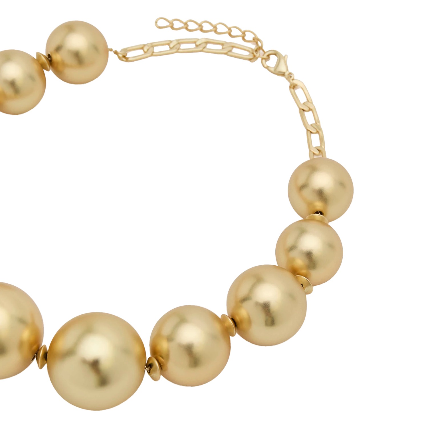 Collier à grosses perles TARA JARMON Doré