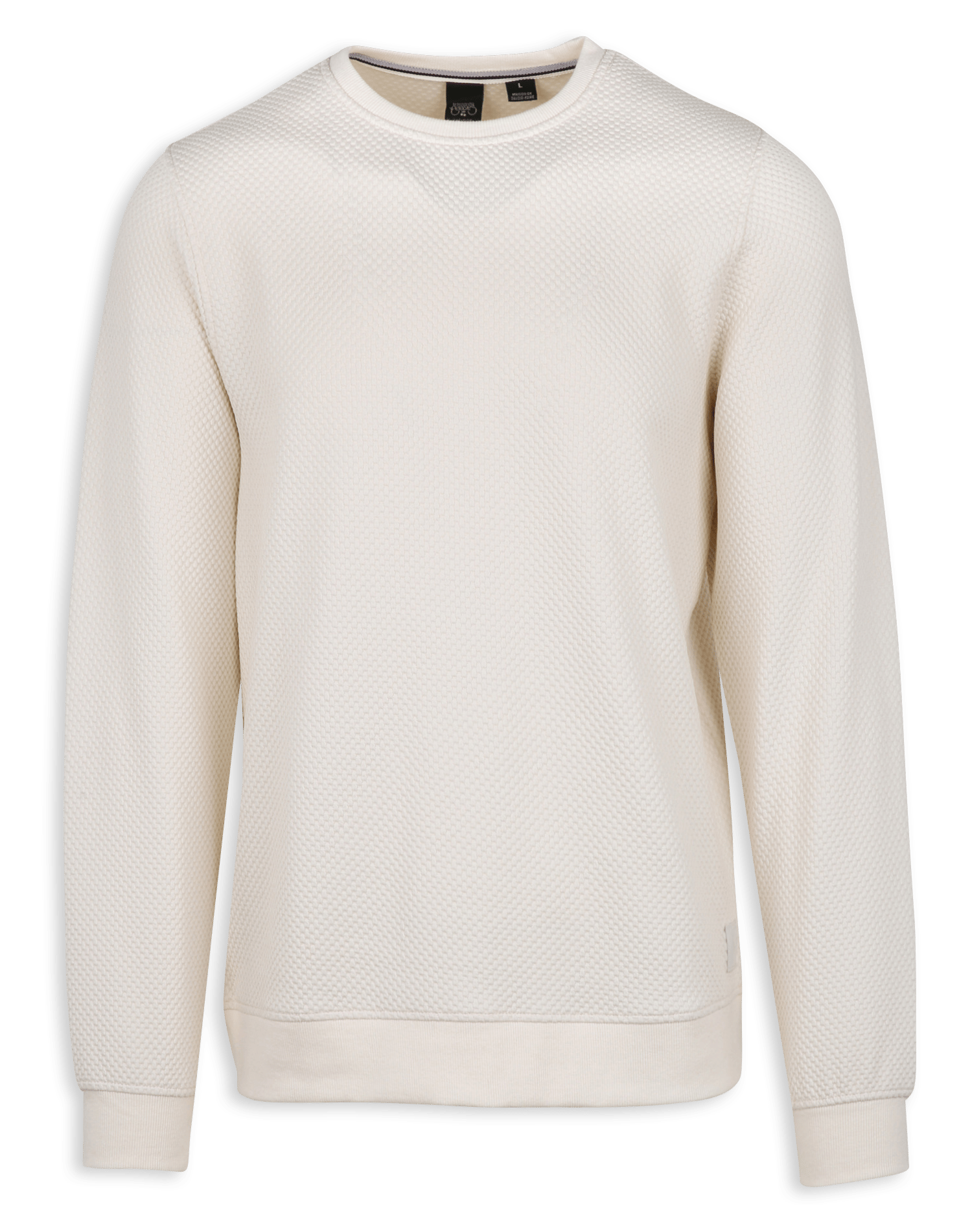 Straight cotton-blend sweater LE TEMPS DES CERISES White