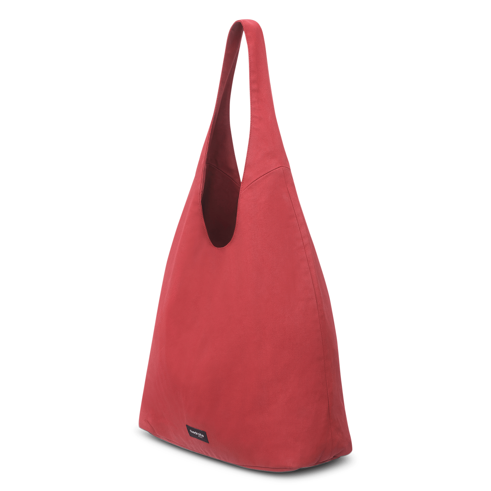 Shopper van biologisch katoen RIVEDROITE PARIS Rood