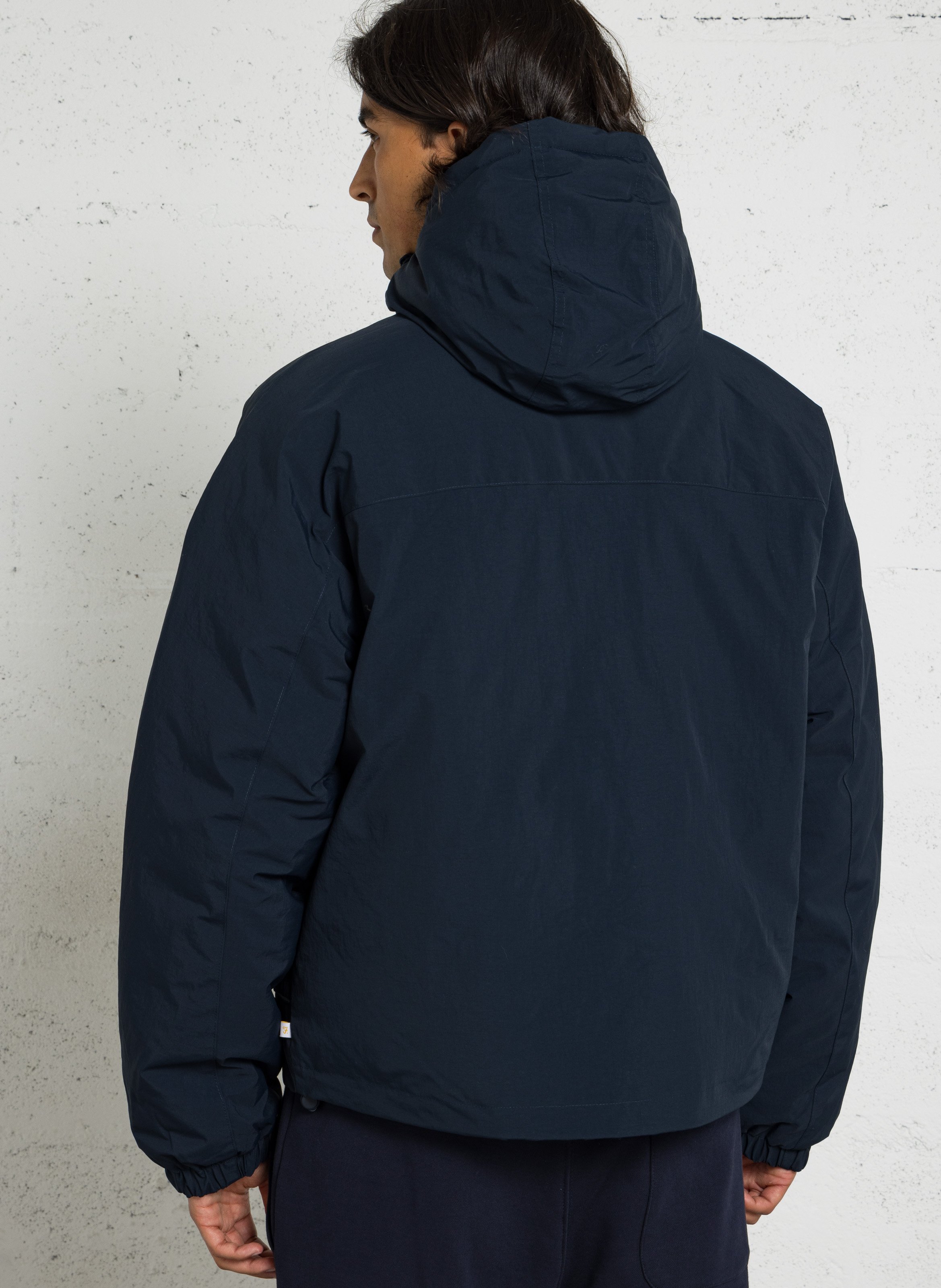 Gerade geschnittene Jacke mit Stehkragen FARAH Blau