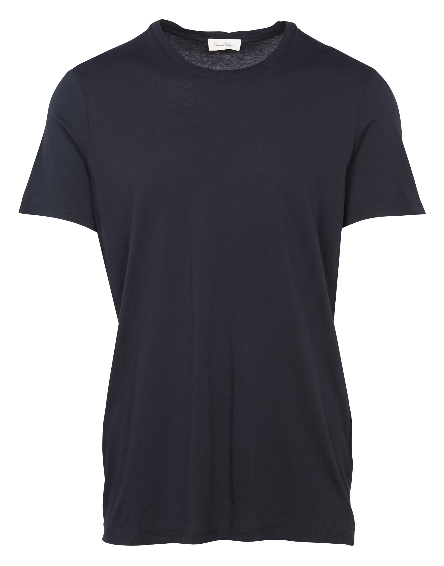 Tee-shirt col rond regular-fit en coton AMERICAN VINTAGE Bleu