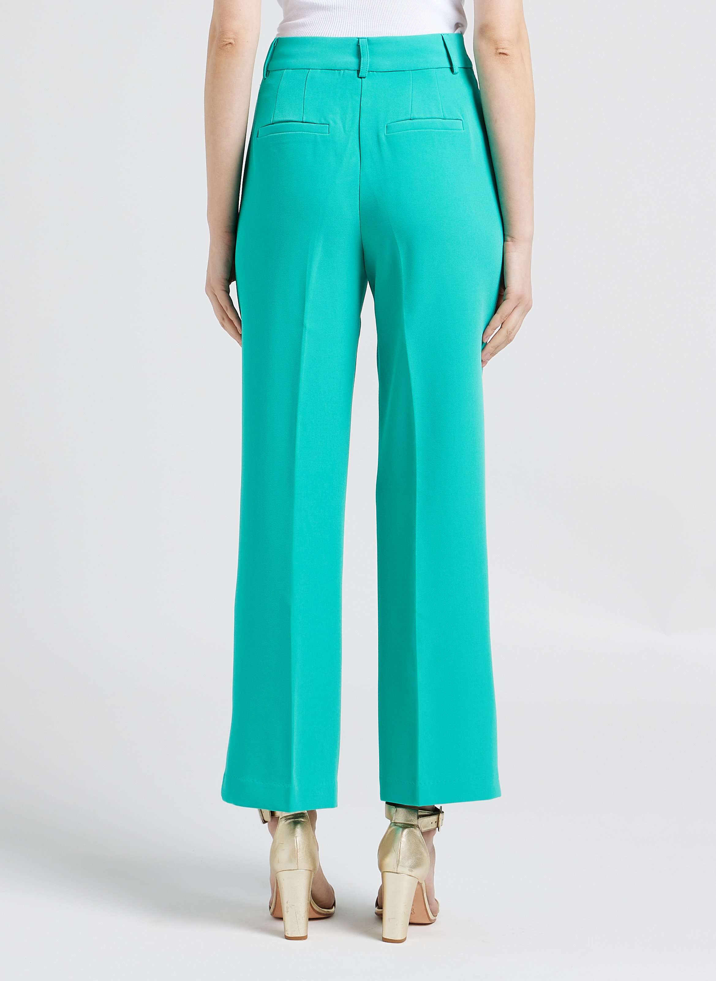Pantalon à pinces droit  YAS Vert