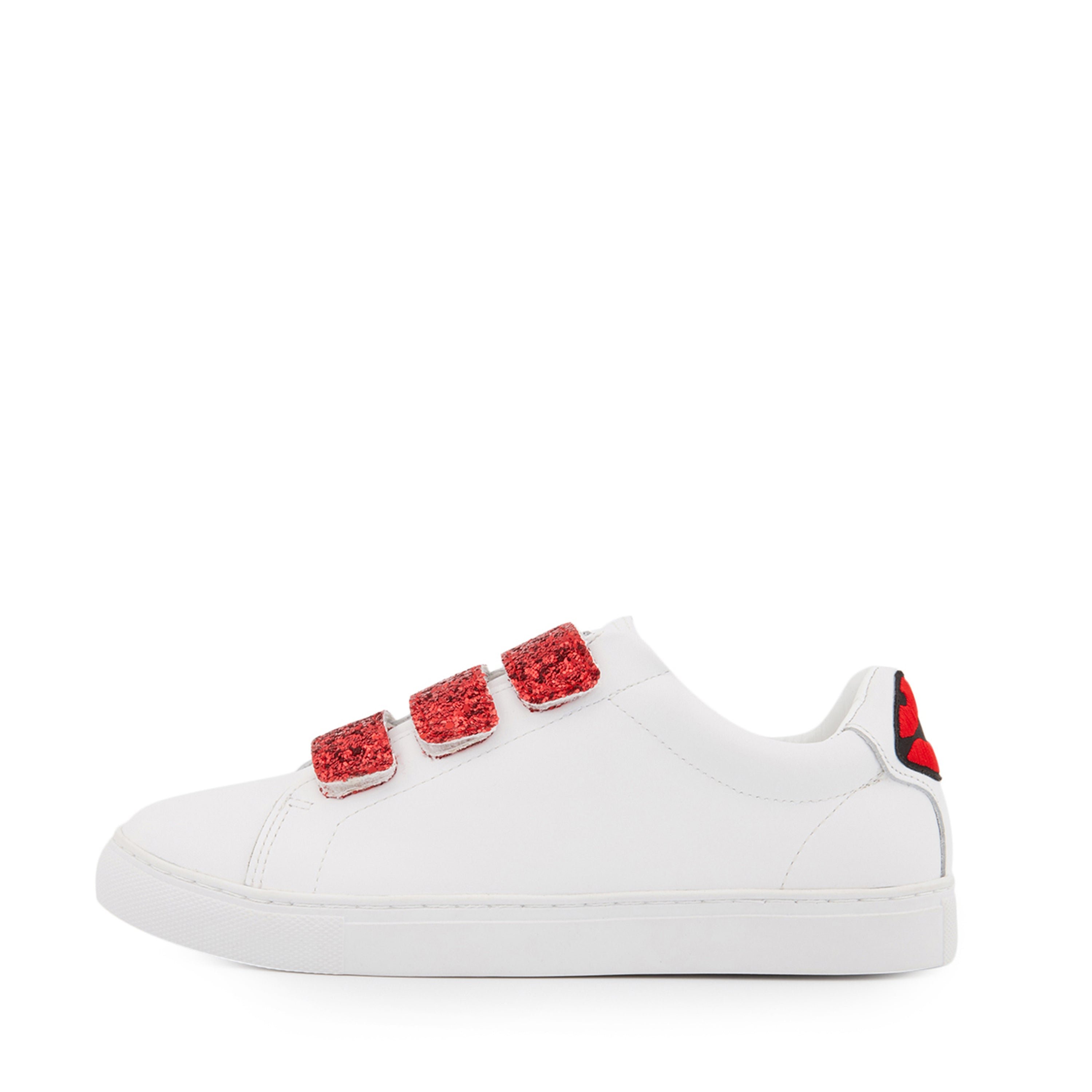 Leather sneakers BONS BAISERS PARIS White