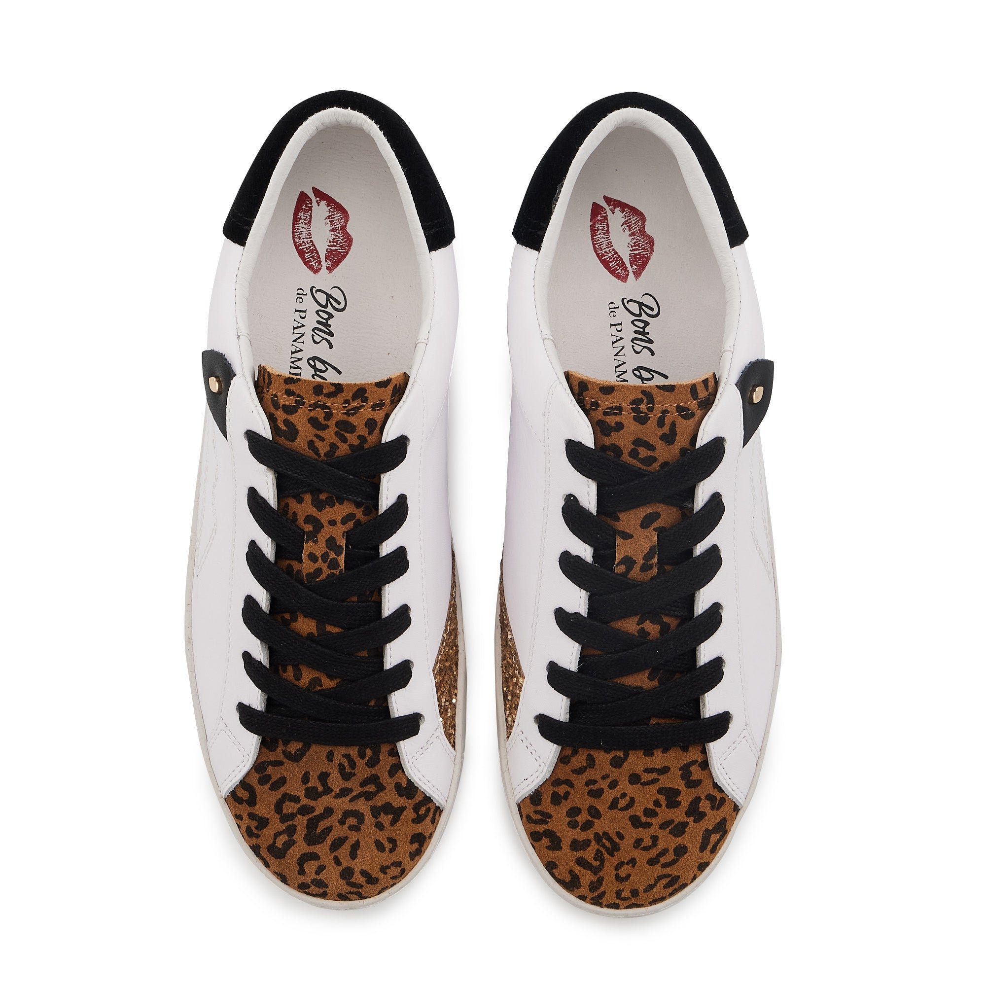 Leather sneakers BONS BAISERS PARIS White