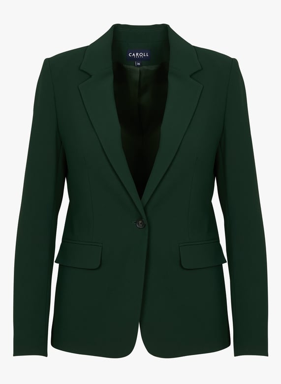Veste cintrée en velours aurora Caroll | La Redoute Veste cintrée en velours aurora Caroll | La Redoute