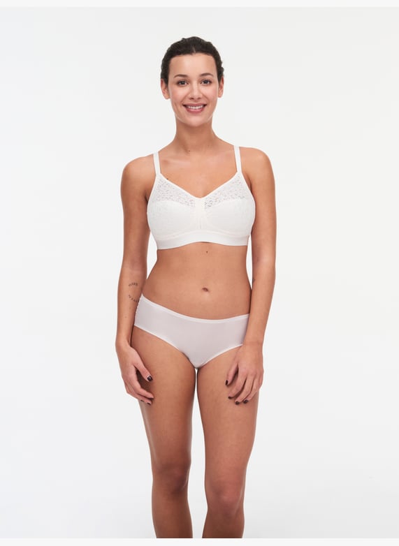 Non-wired support bra with cups | Beige by CHANTELLE Non-wired support bra with cups Beige