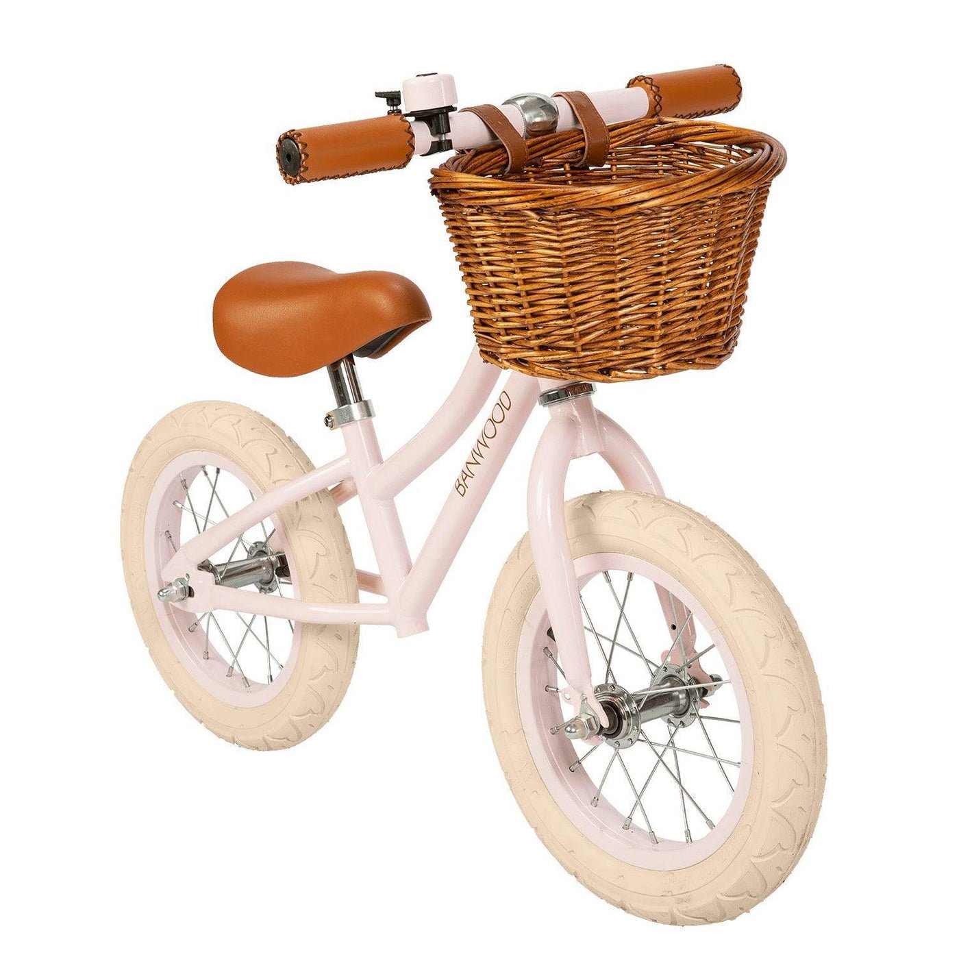 Cream steel balance bike cycling 3-5 years Banwood Pink