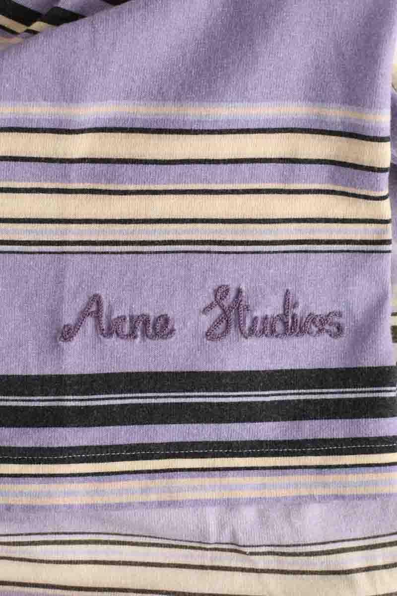Cotton T-shirt ACNE STUDIOS - Seconde Main Purple