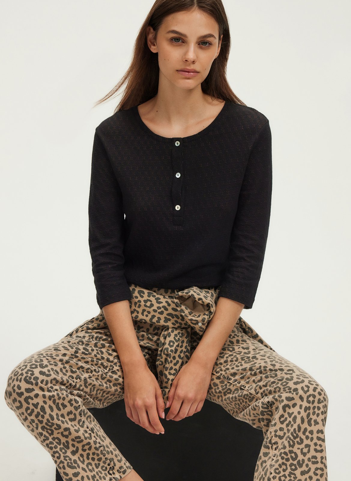 Round-neck organic cotton T-shirt PABLO