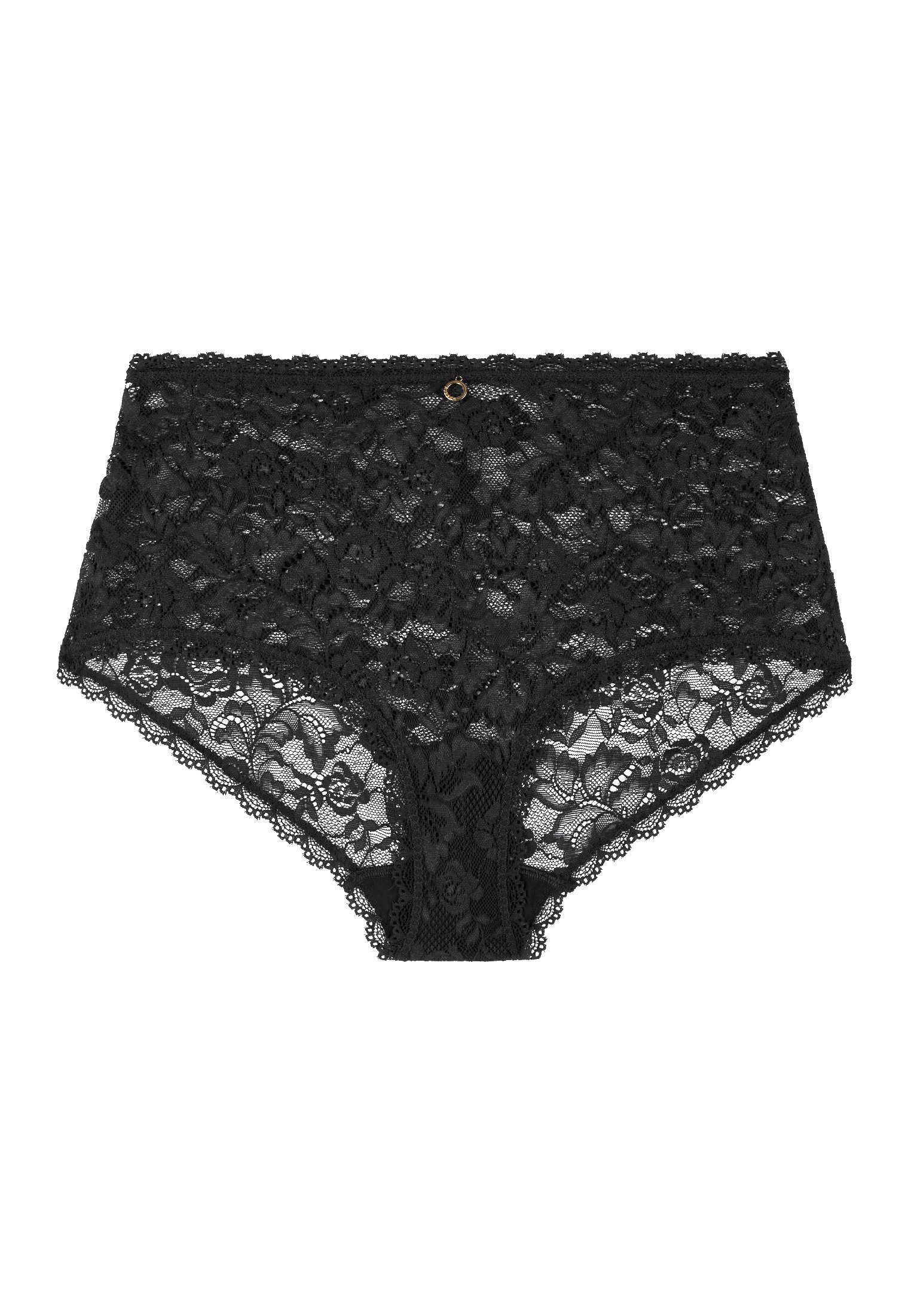 High-waisted lace panties AUBADE Black