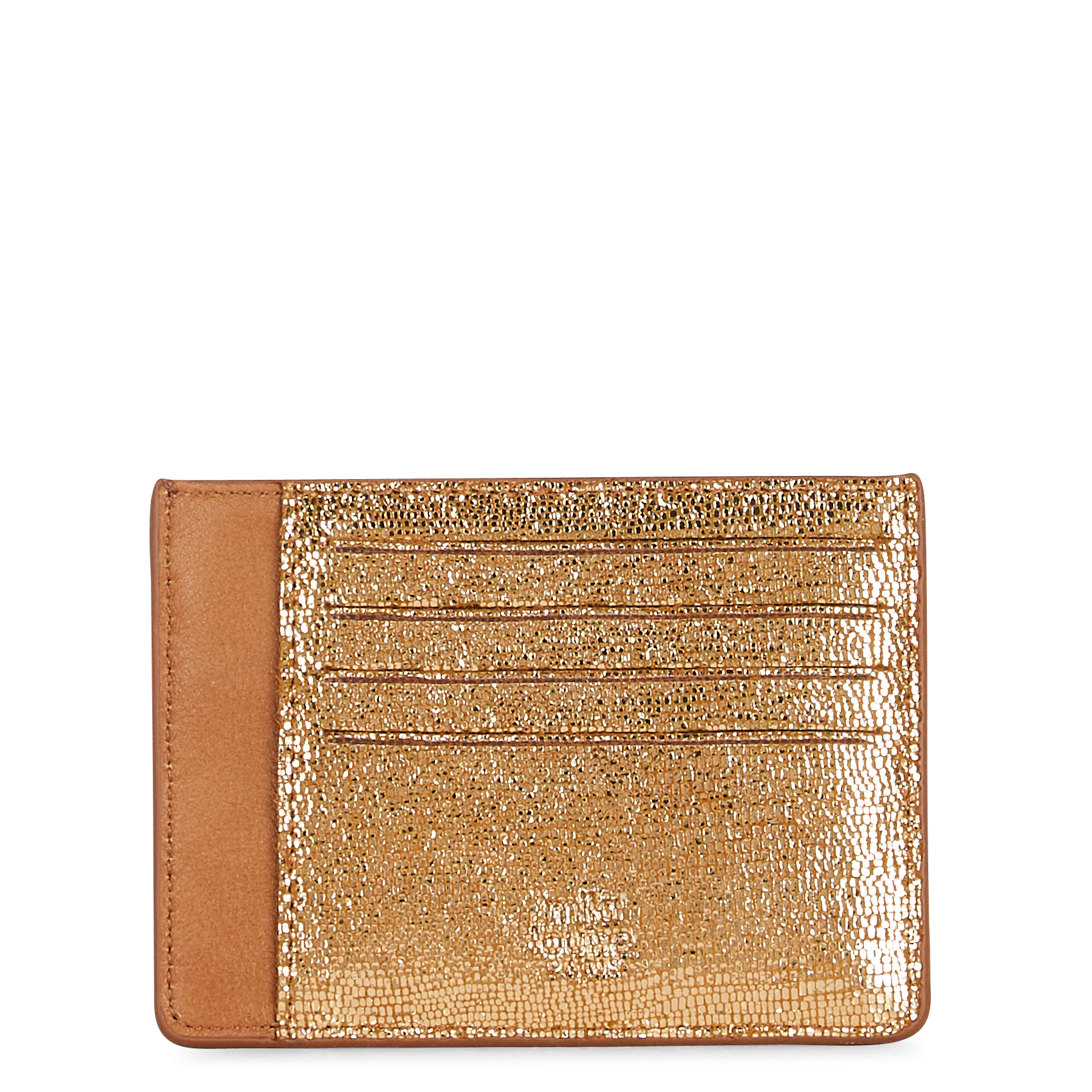 Kartenetui aus Leder MILA LOUISE Braun