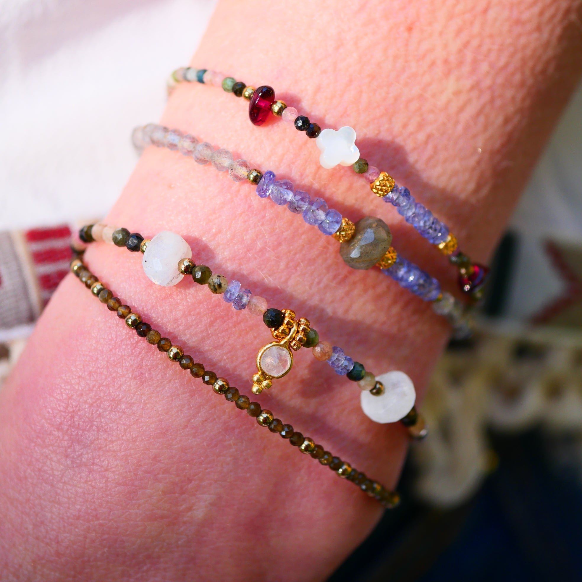 Labradorite bracelet GINANDGER Grey