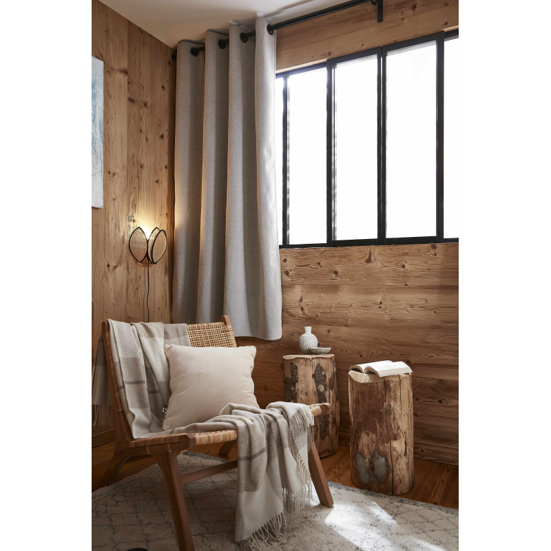 Blackout and Thermal Curtains L'EFFET PAPILLON White