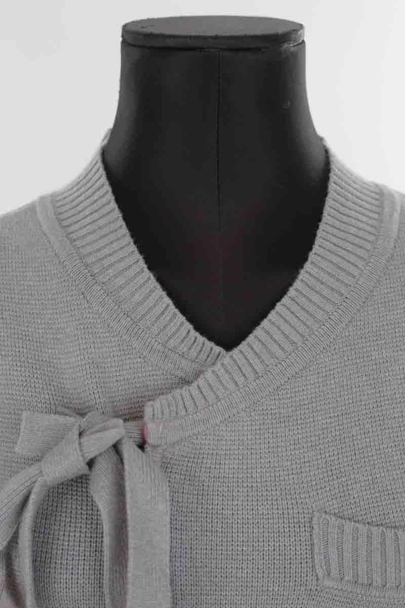 Chip wool cardigan SONIA RYKIEL - Seconde Main Grey