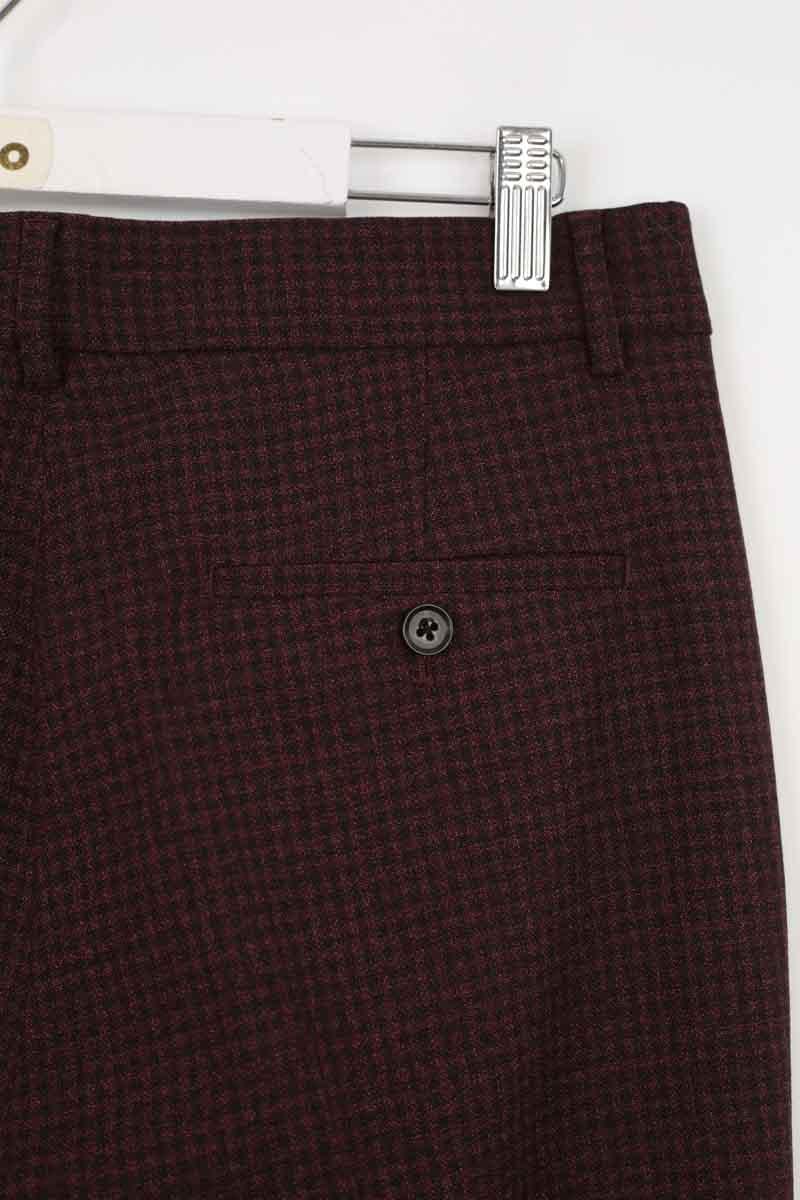 Slim-fit cotton cargo pants PAUL SMITH - Seconde main Red