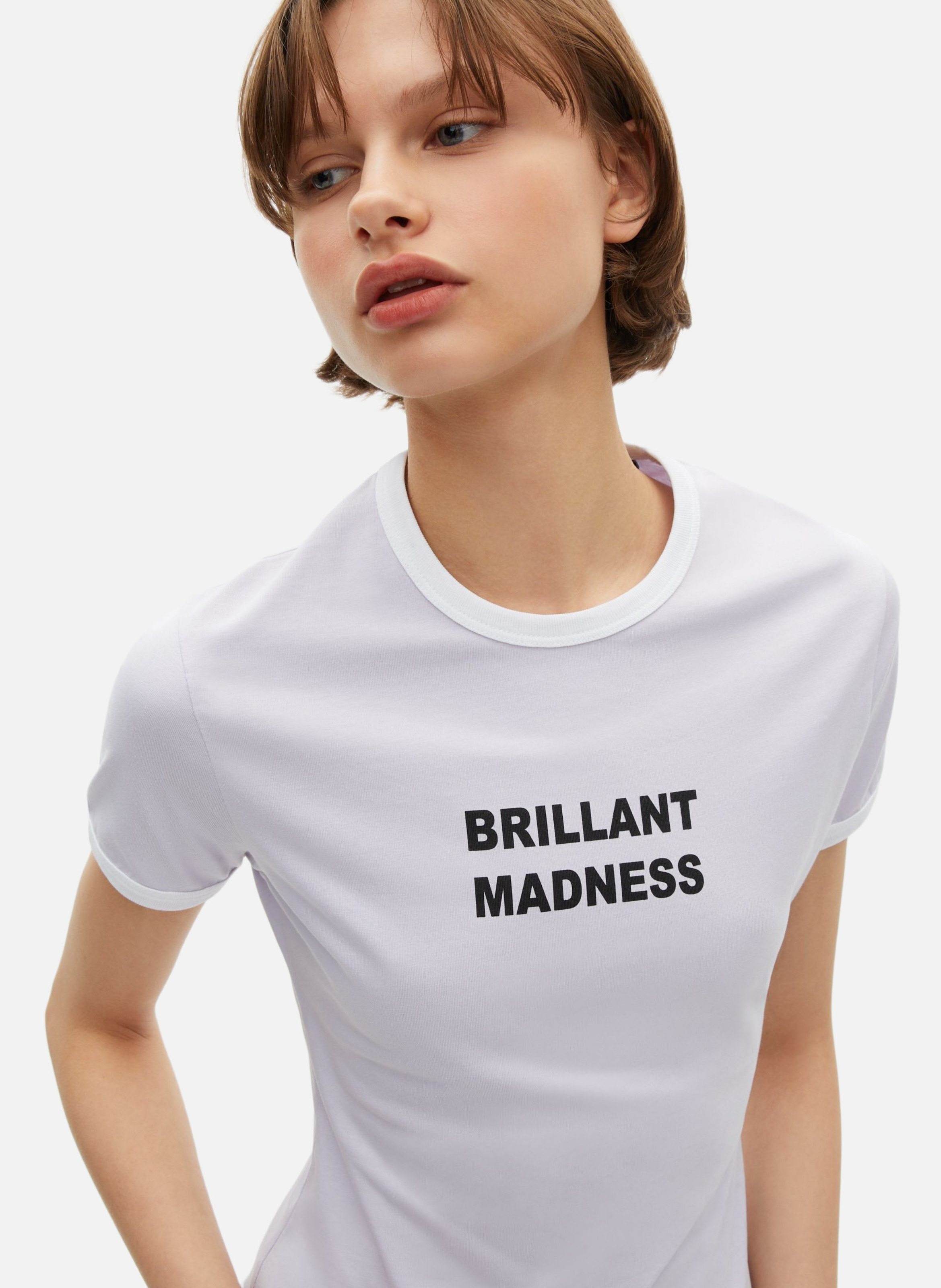 T-shirt with screen printing THE KOOPLES Purple