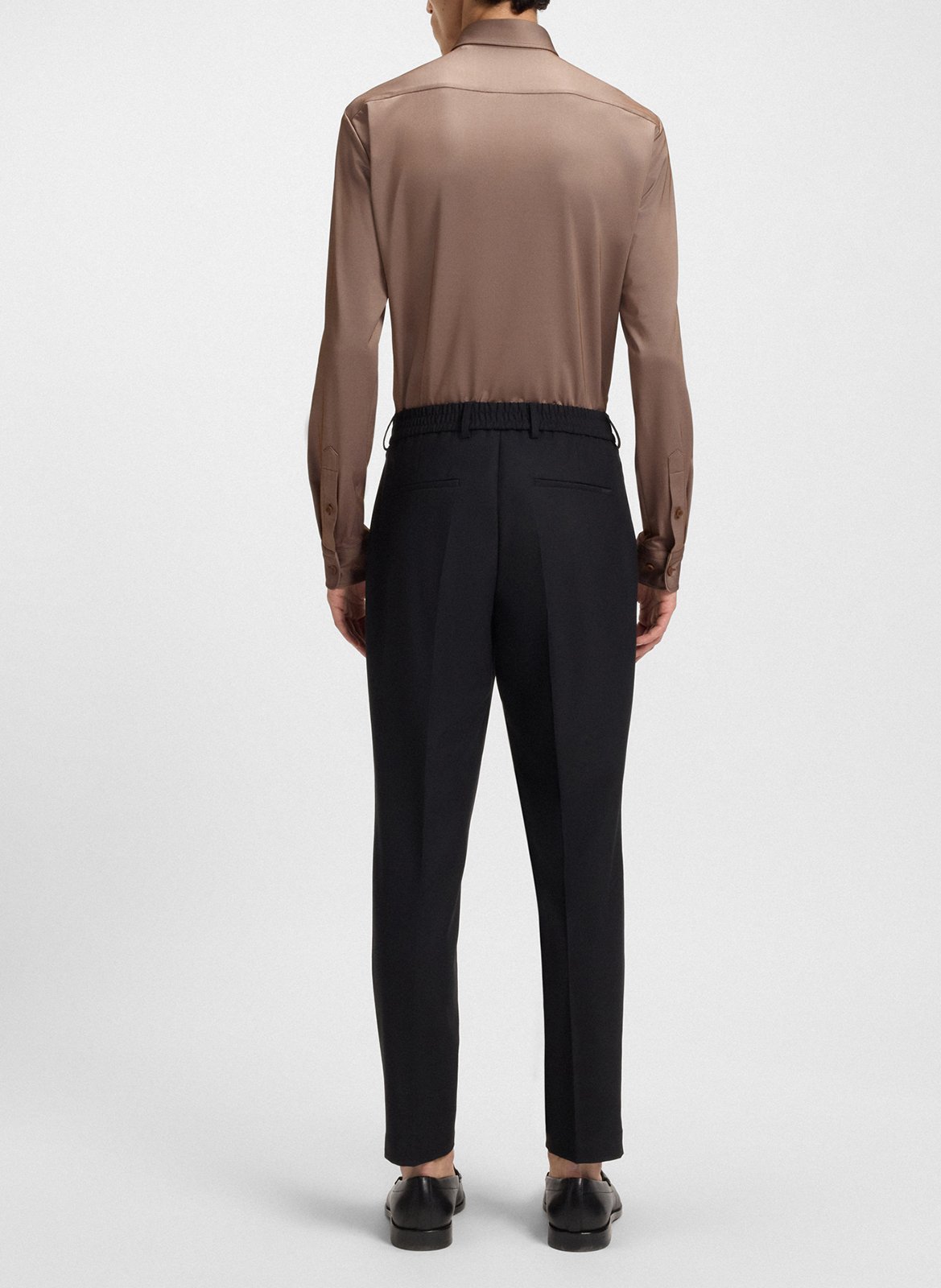 Slim-fit shirt BOSS Brown