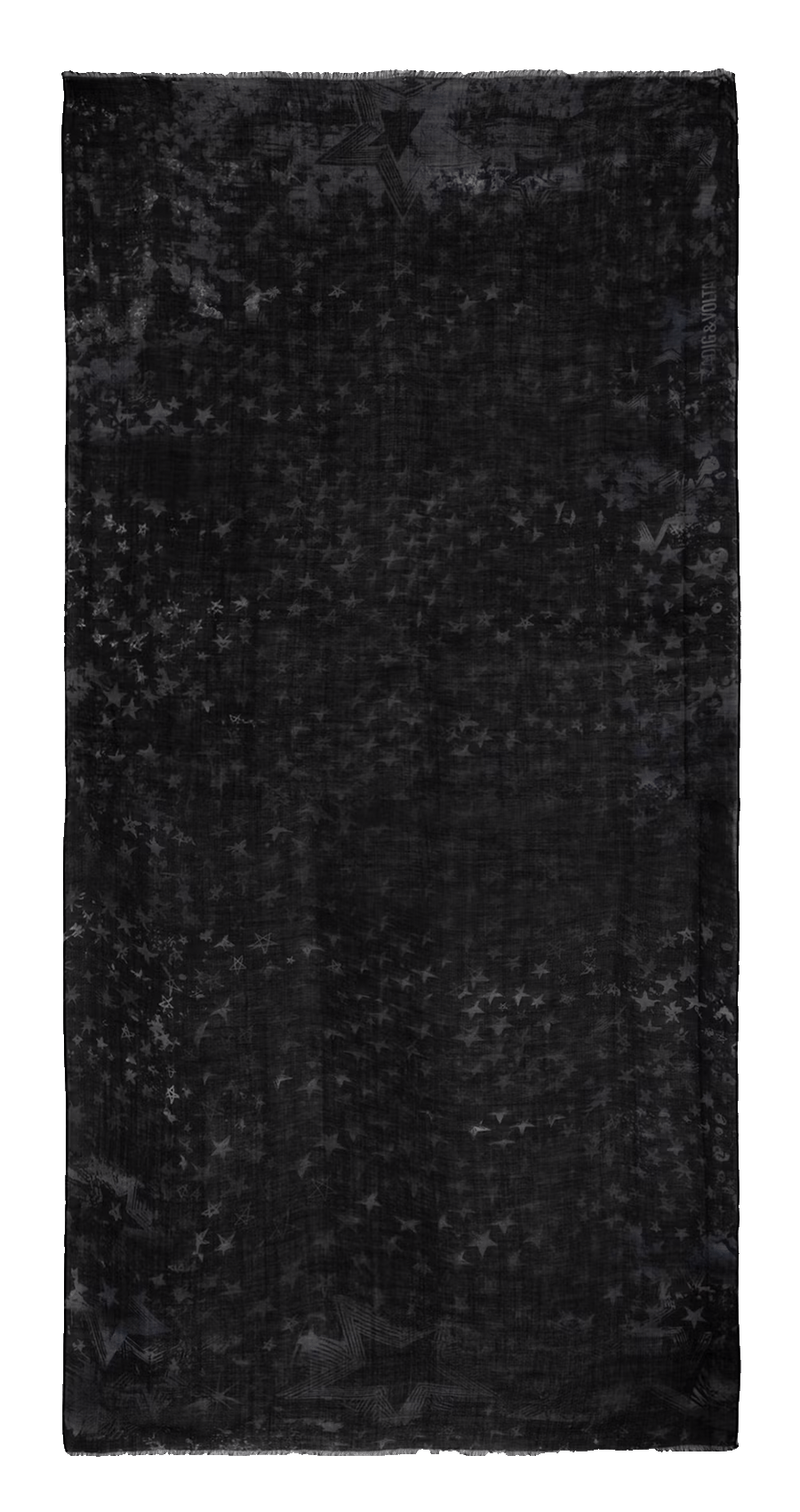 Bedruckter Foulard aus Wolle ZADIG&VOLTAIRE Grau