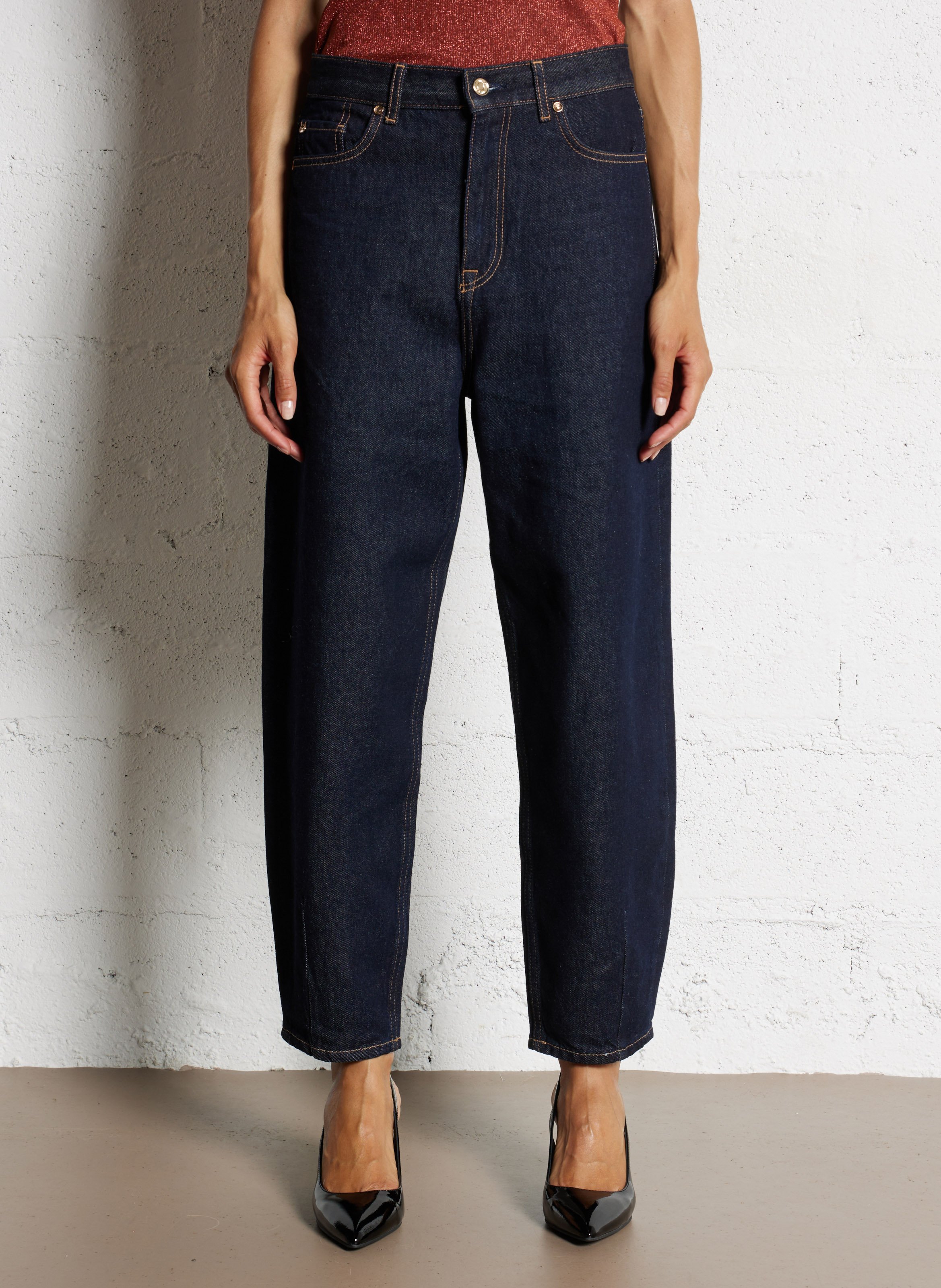 Jeansrock aus Baumwollmischung LIU JO Blau