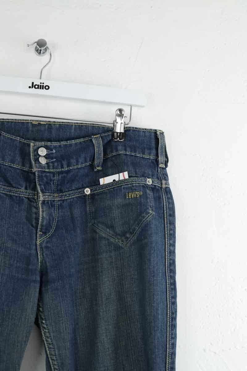 Cotton straight jeans LEVI'S - Seconde main Blue