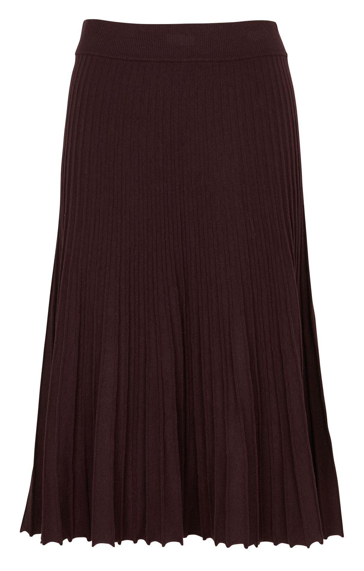 Pleated knit midi skirt MAISON 123 Purple
