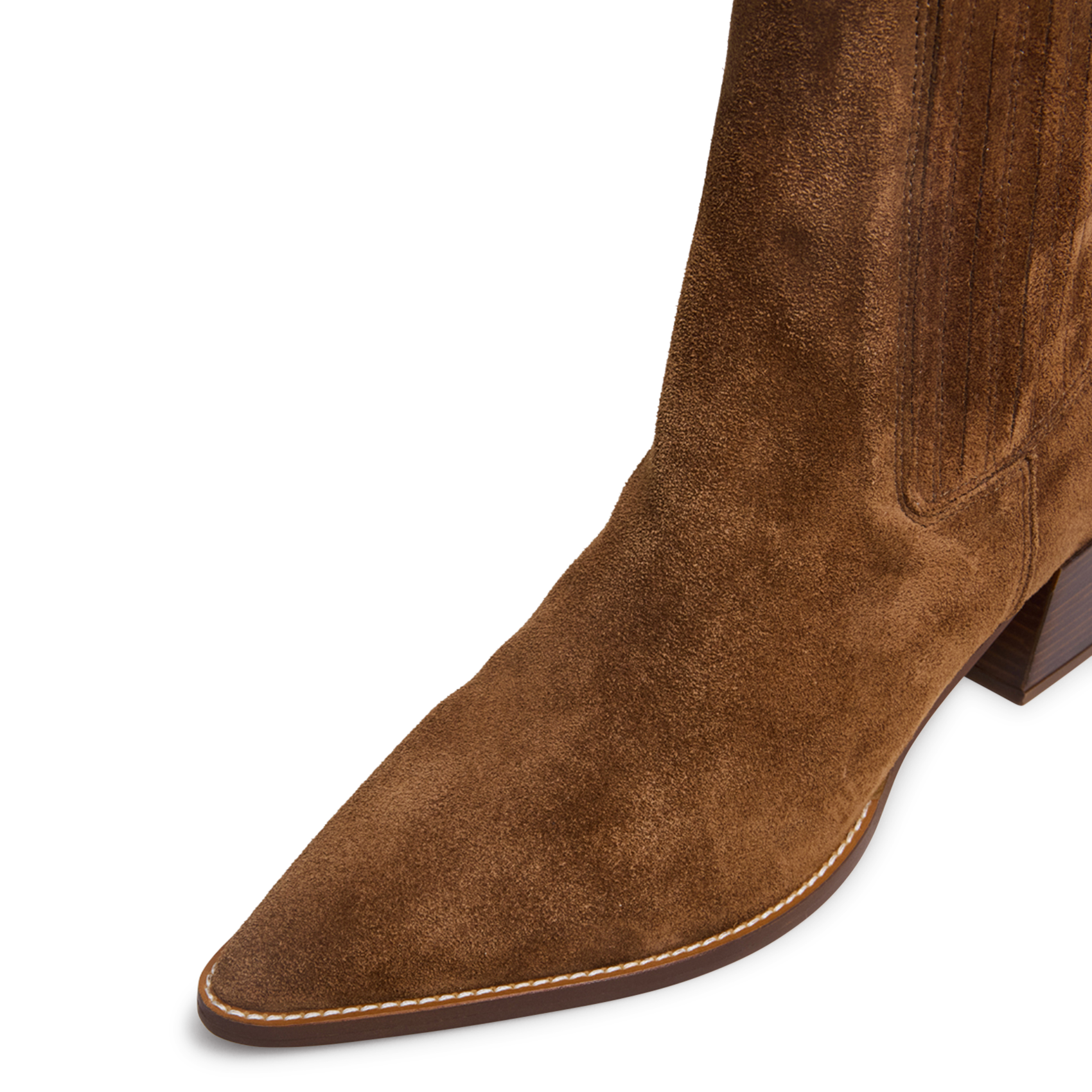 Enkellaarzen van veloursleer JONAK Bruin