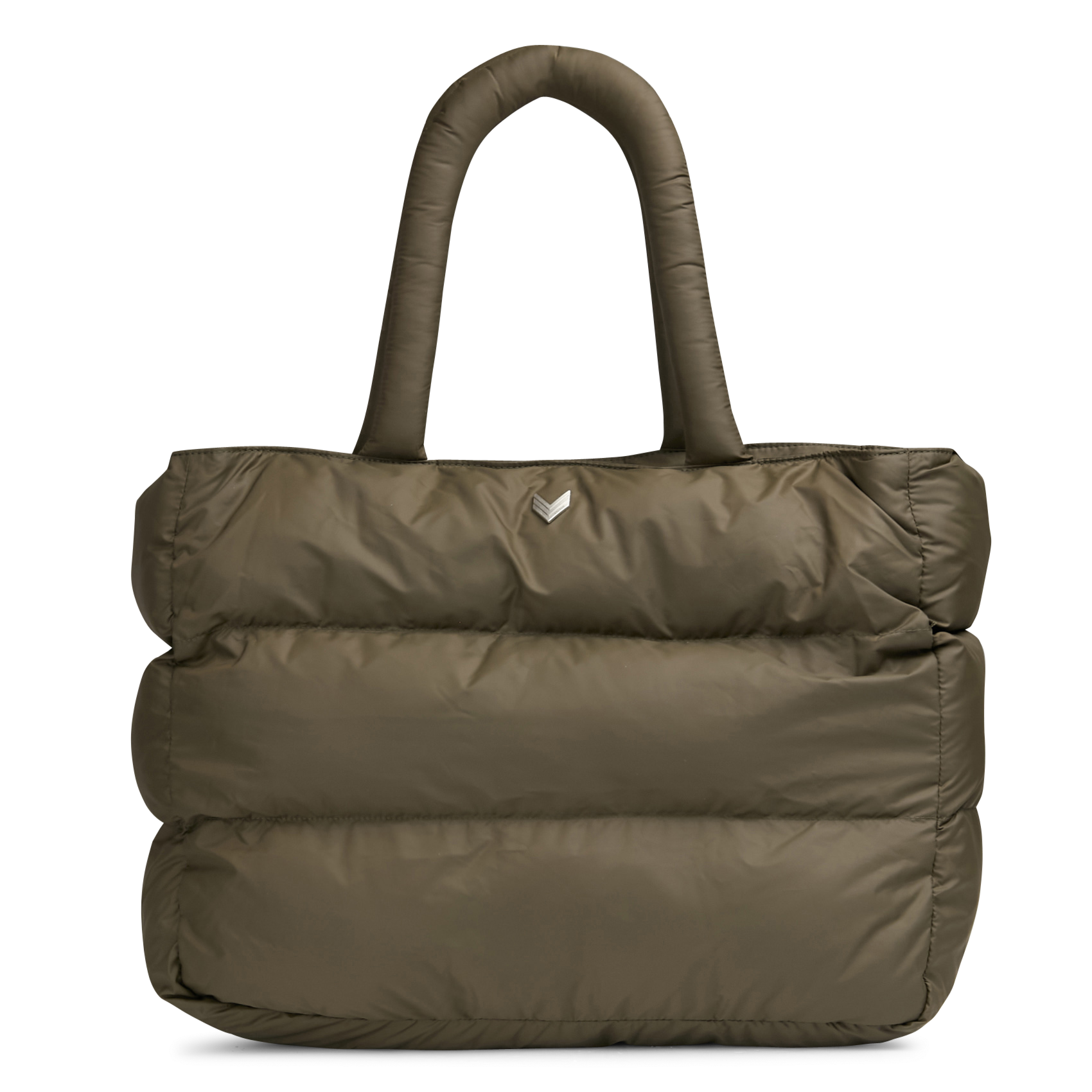 Quilted tote bag IKKS Khaki
