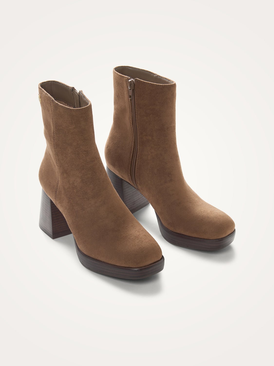 Ankle boots with heel VANESSA WU Beige