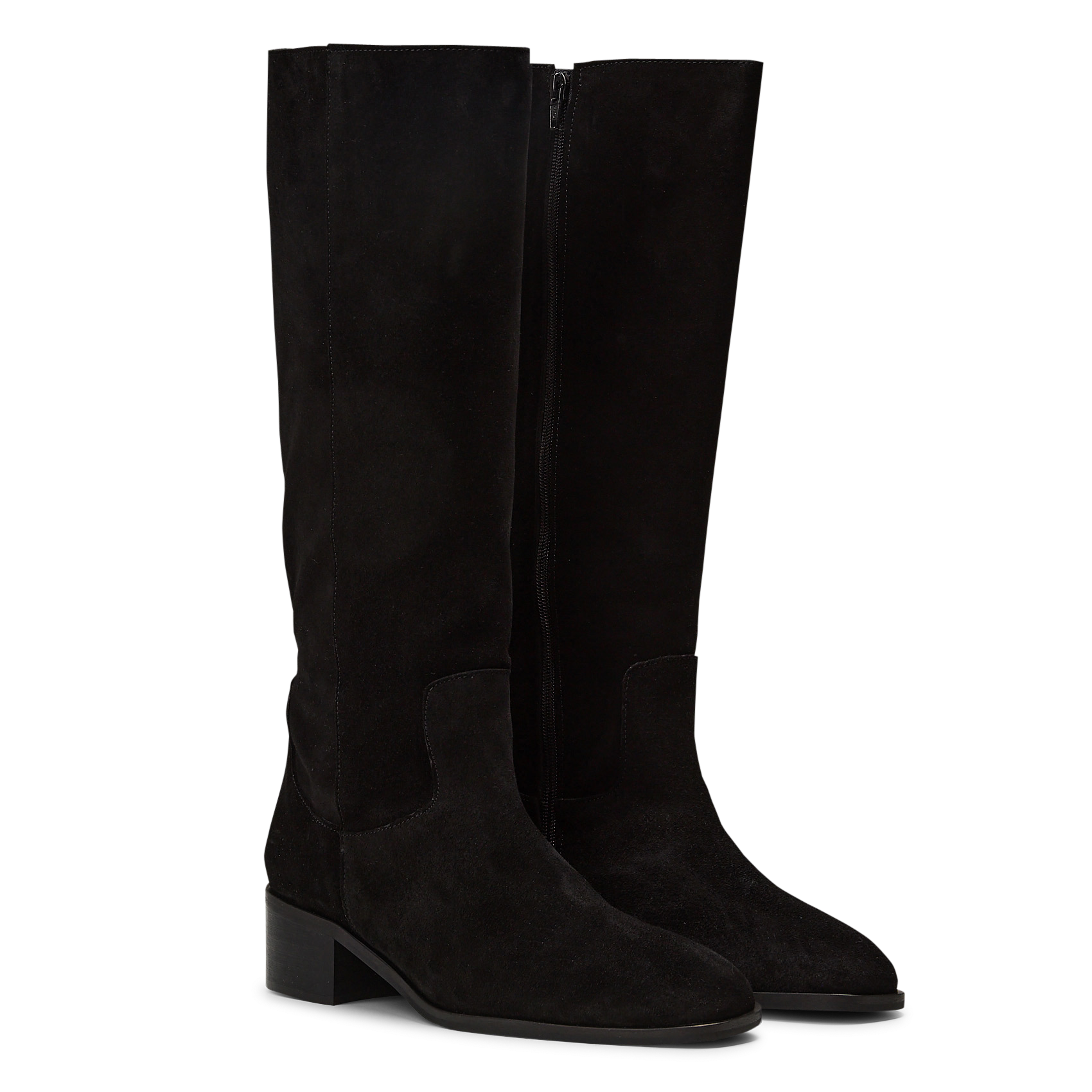 Bottes mi hautes en cuir suédé JB MARTIN Noir