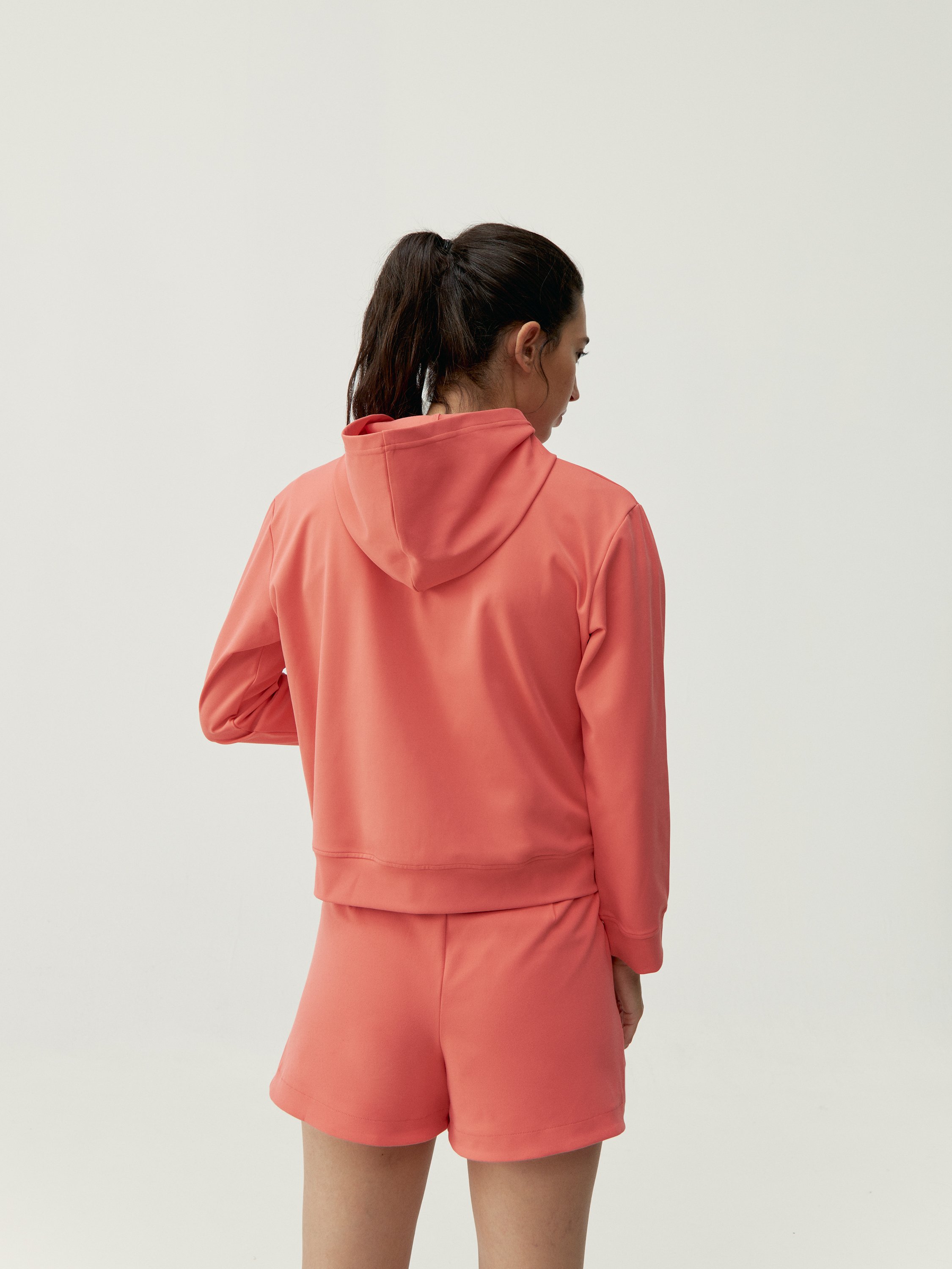 Zip-up performance athleisure sports jacket BORN Pink
