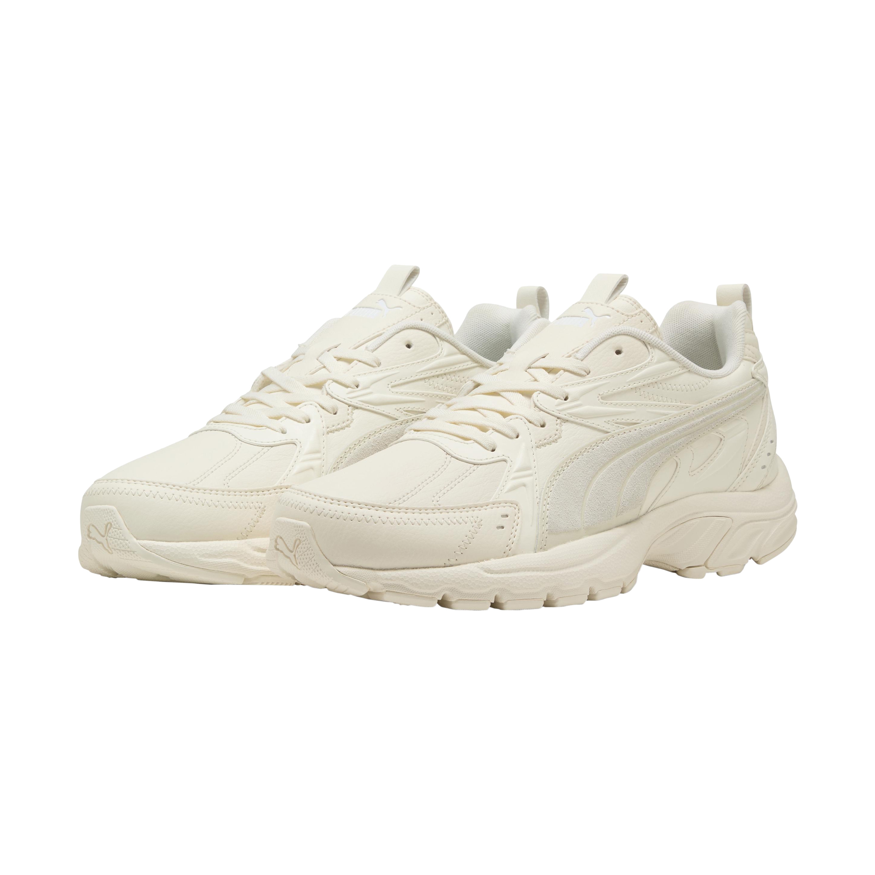 Low leather sneaker milenio tech L PUMA Beige