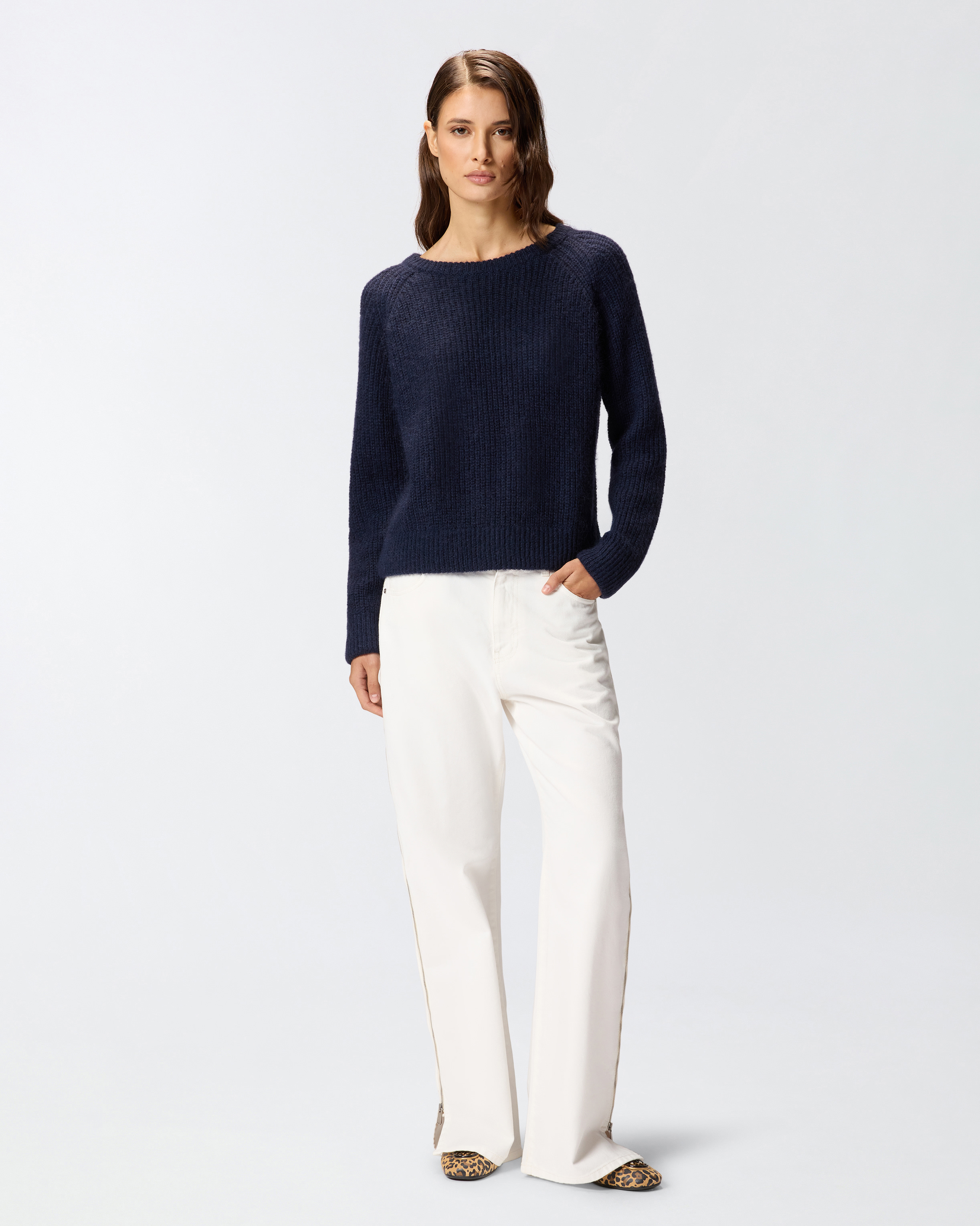 Boat neck sweater PINKO Blue