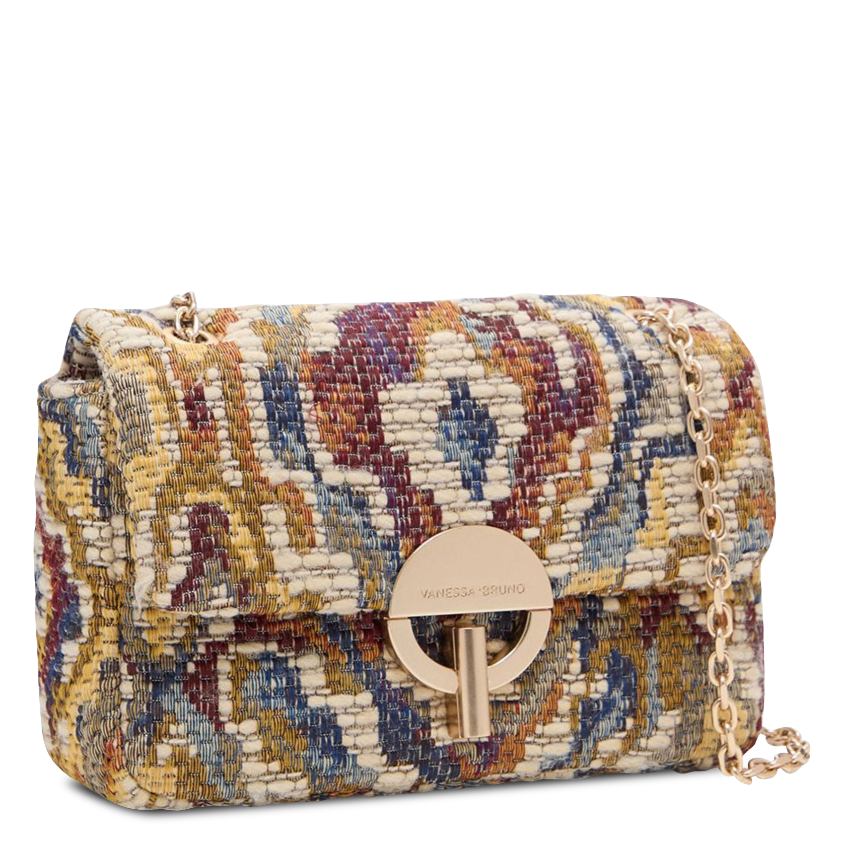 Jacquard shoulder bag VANESSA BRUNO Multicolored