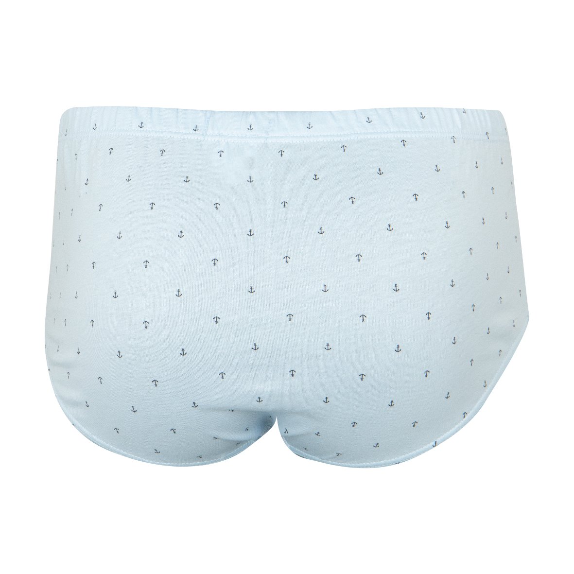 High-rise pattern open panties Multicolored