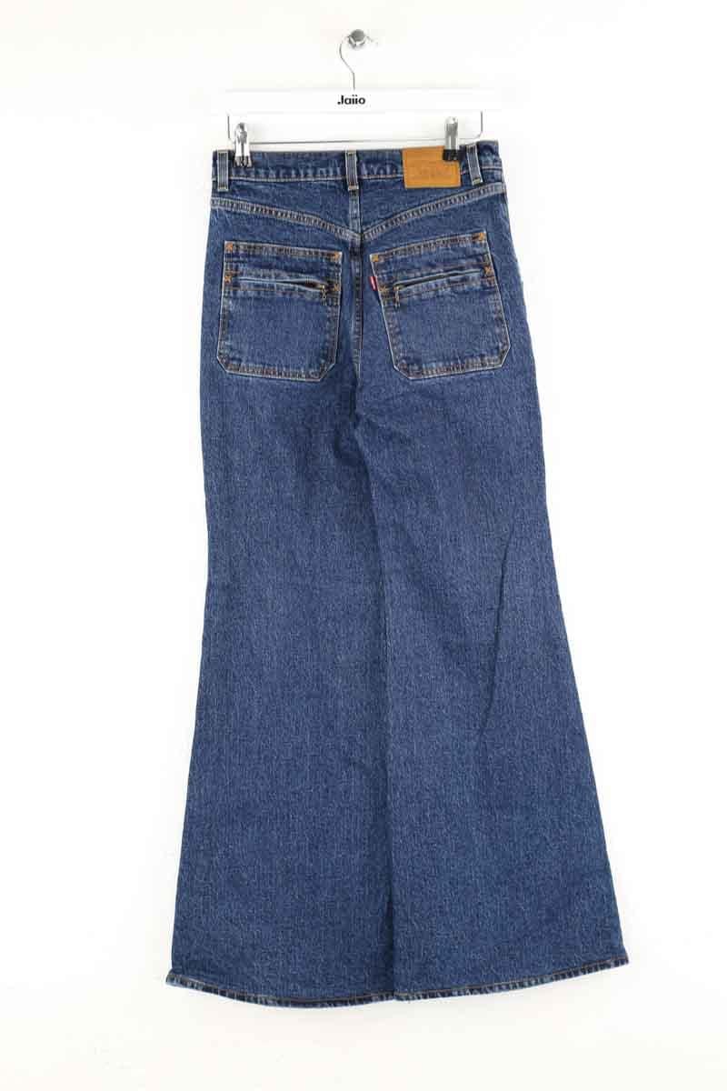 Straight cotton-blend pants LEVI'S - Seconde main Blue