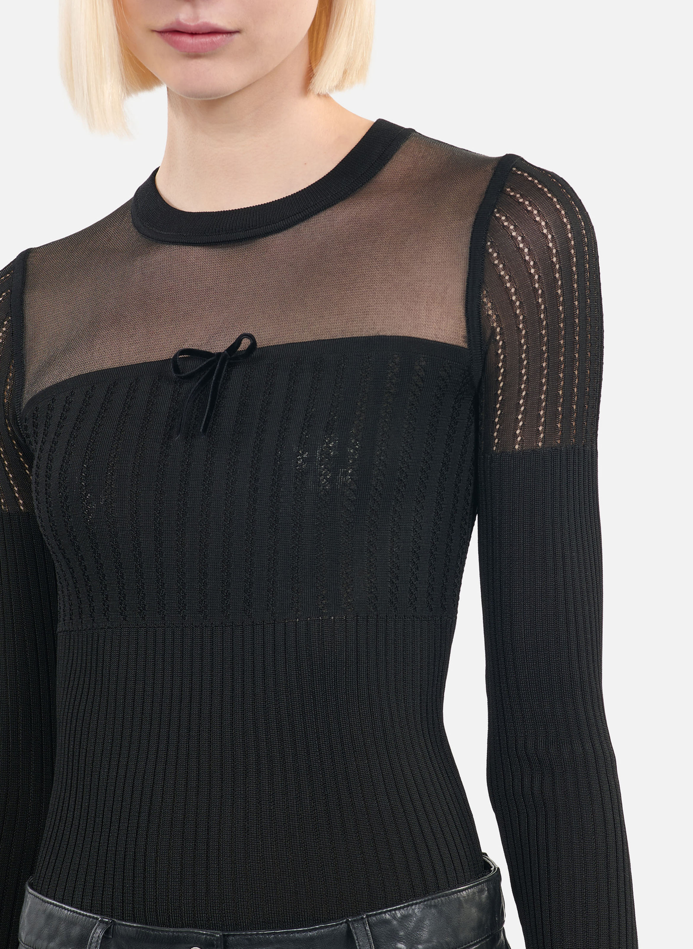 Trui met opstaande kraag THE KOOPLES Zwart